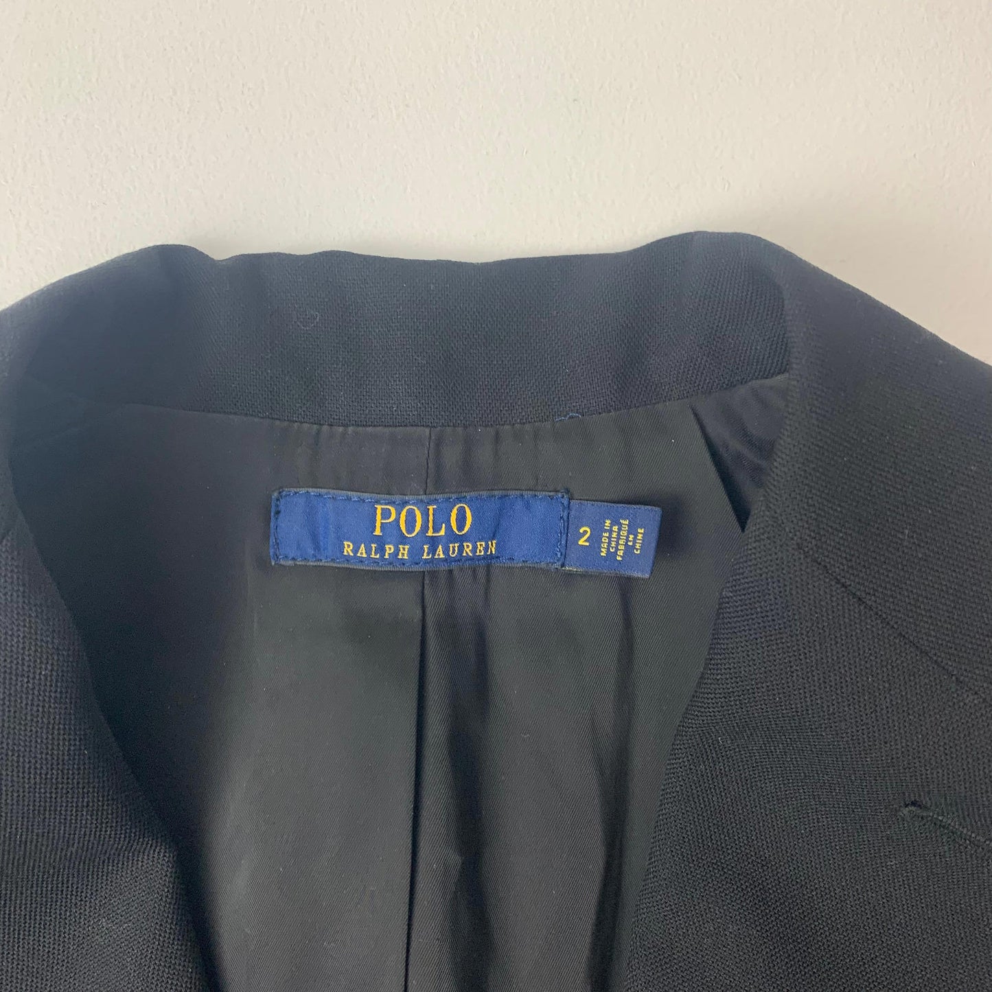 Women’s RALPH LAUREN Blazer / Black / Size 2 / Uk 8 / Small / Ralph Jacket