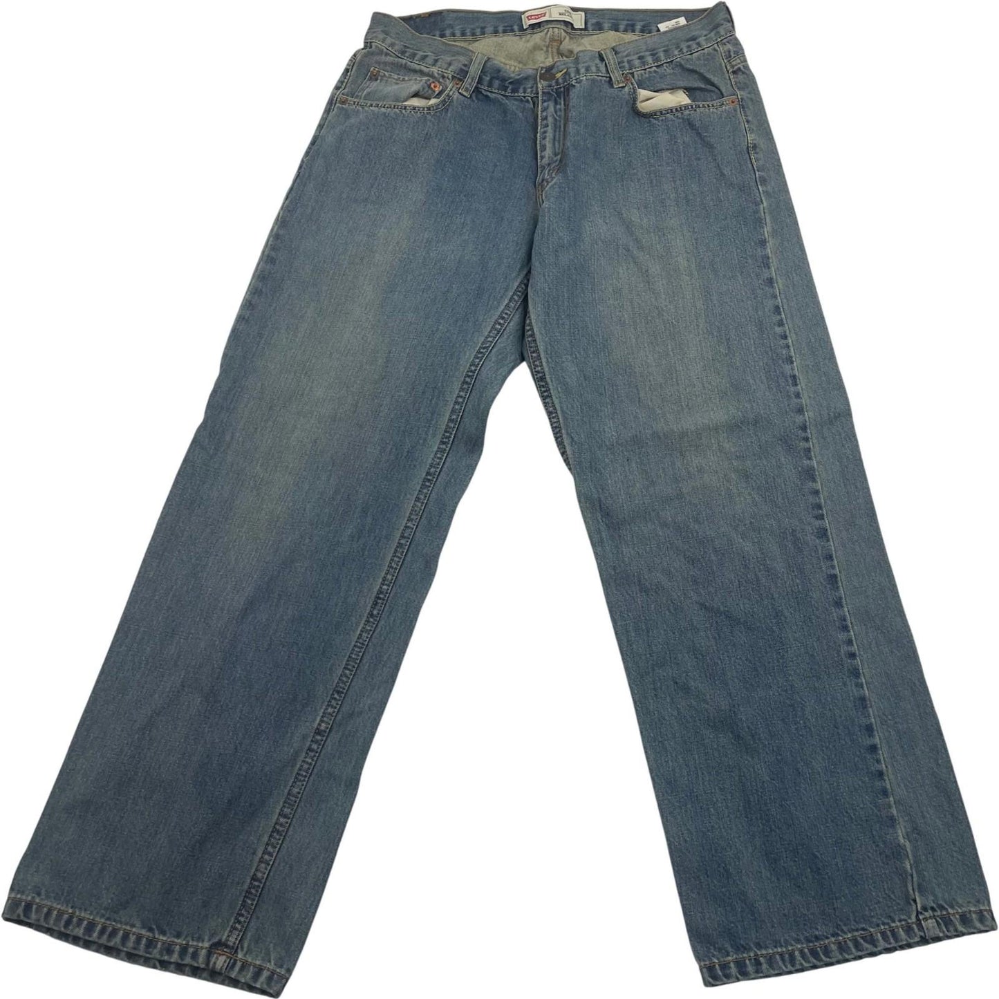 Levi's 550 Relaxed Fit Jeans Classic Blue Denim Men Size 34 x 28