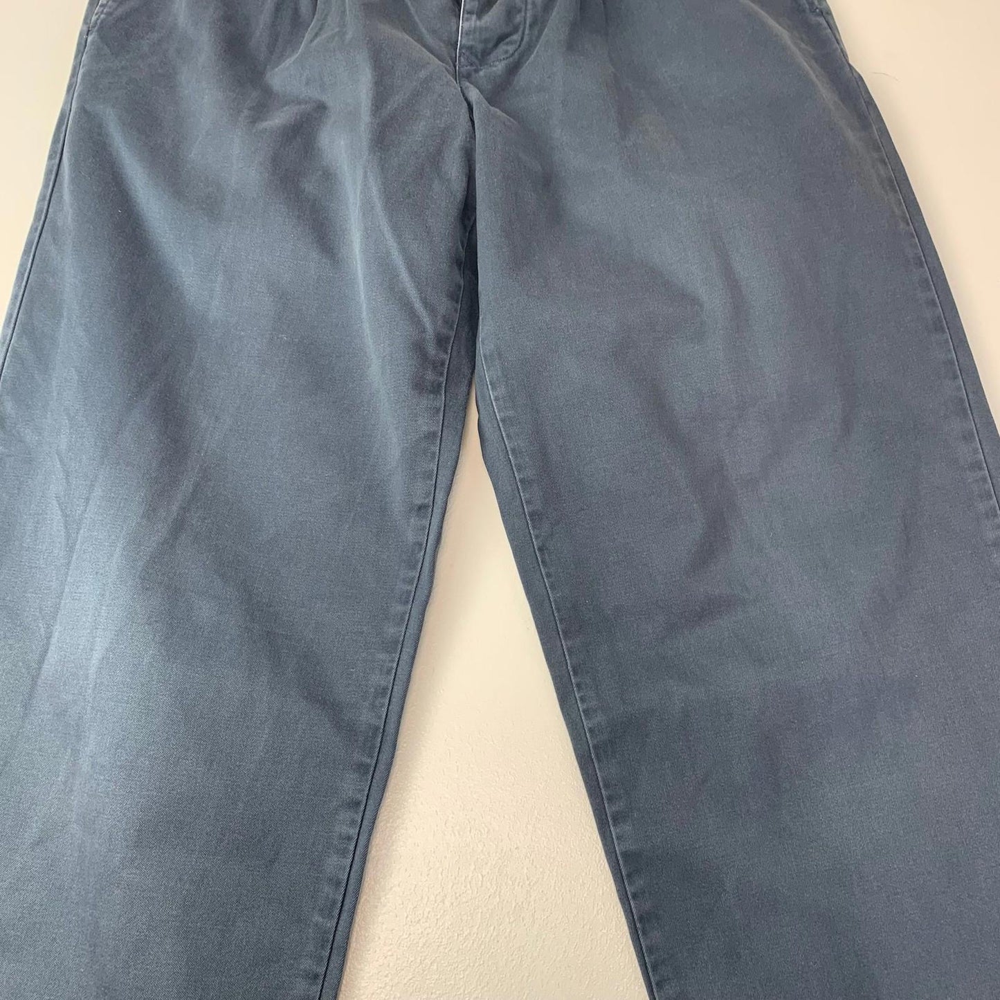 Avirex Runway Trousers Functional Garment Blue Cotton Men's Size 32 X 29