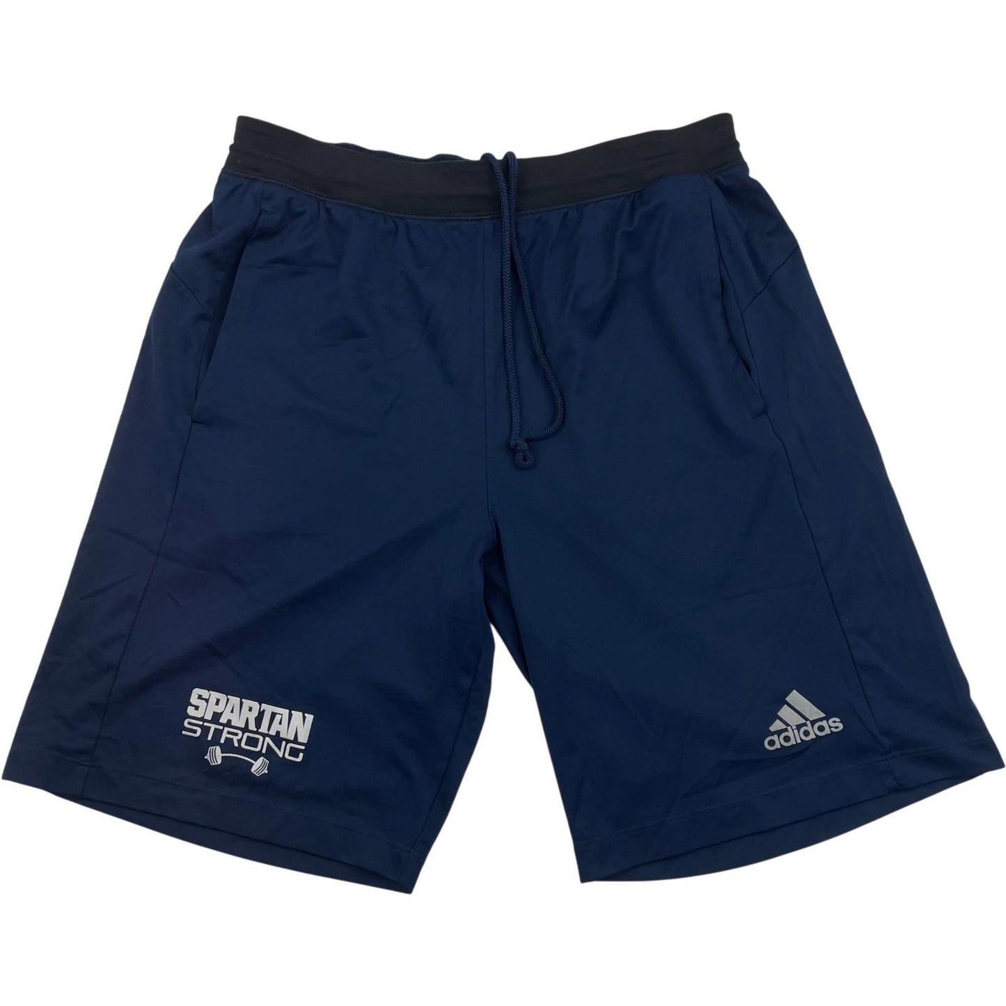 ADIDAS Climalite Active Shorts Spartan Strong Gym Blue Mens M