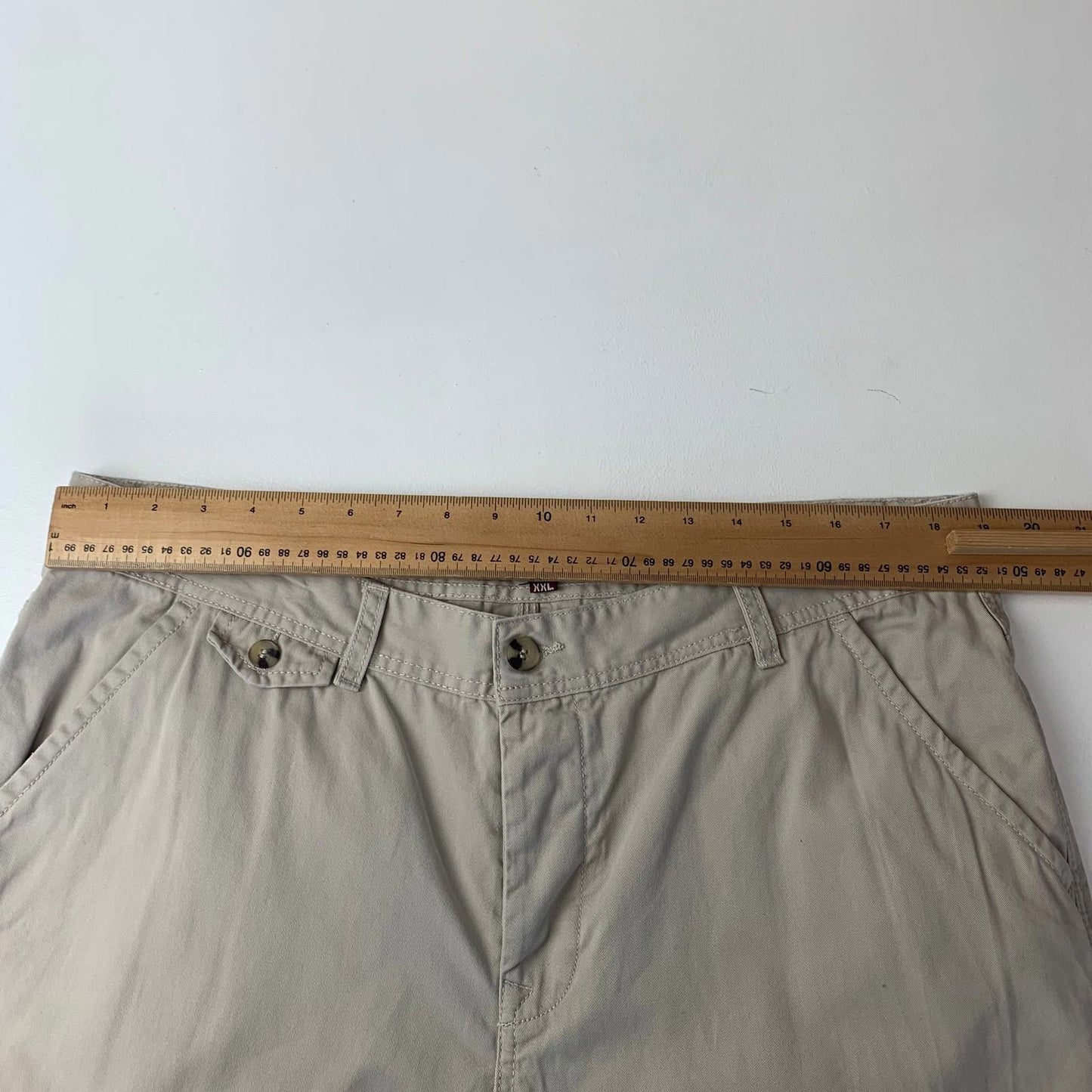 Kangol Chino Shorts Casual Beige Mens XXL