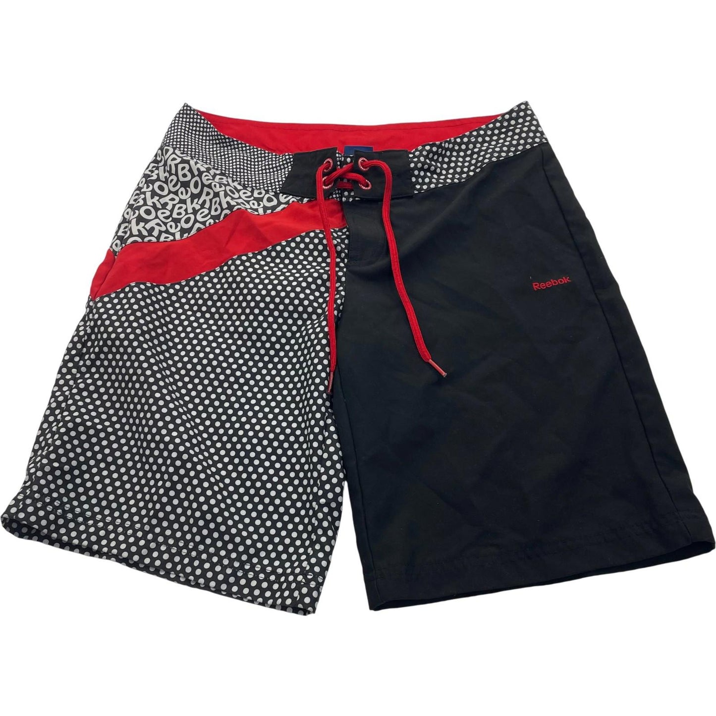 Reebok Swim Shorts Polka Dot Multicoloured Quick Dry Mens UK M