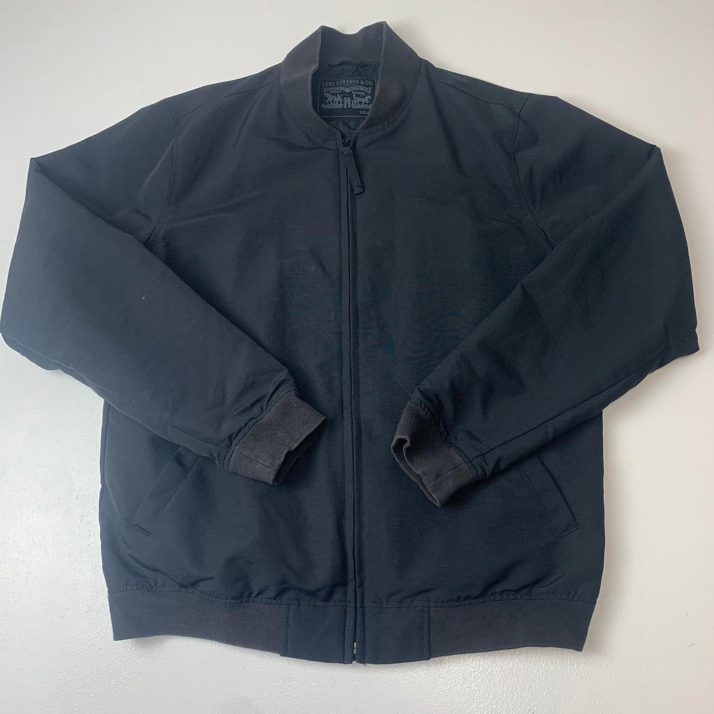 Mens LEVIS Bomber Jacket / Black / Medium