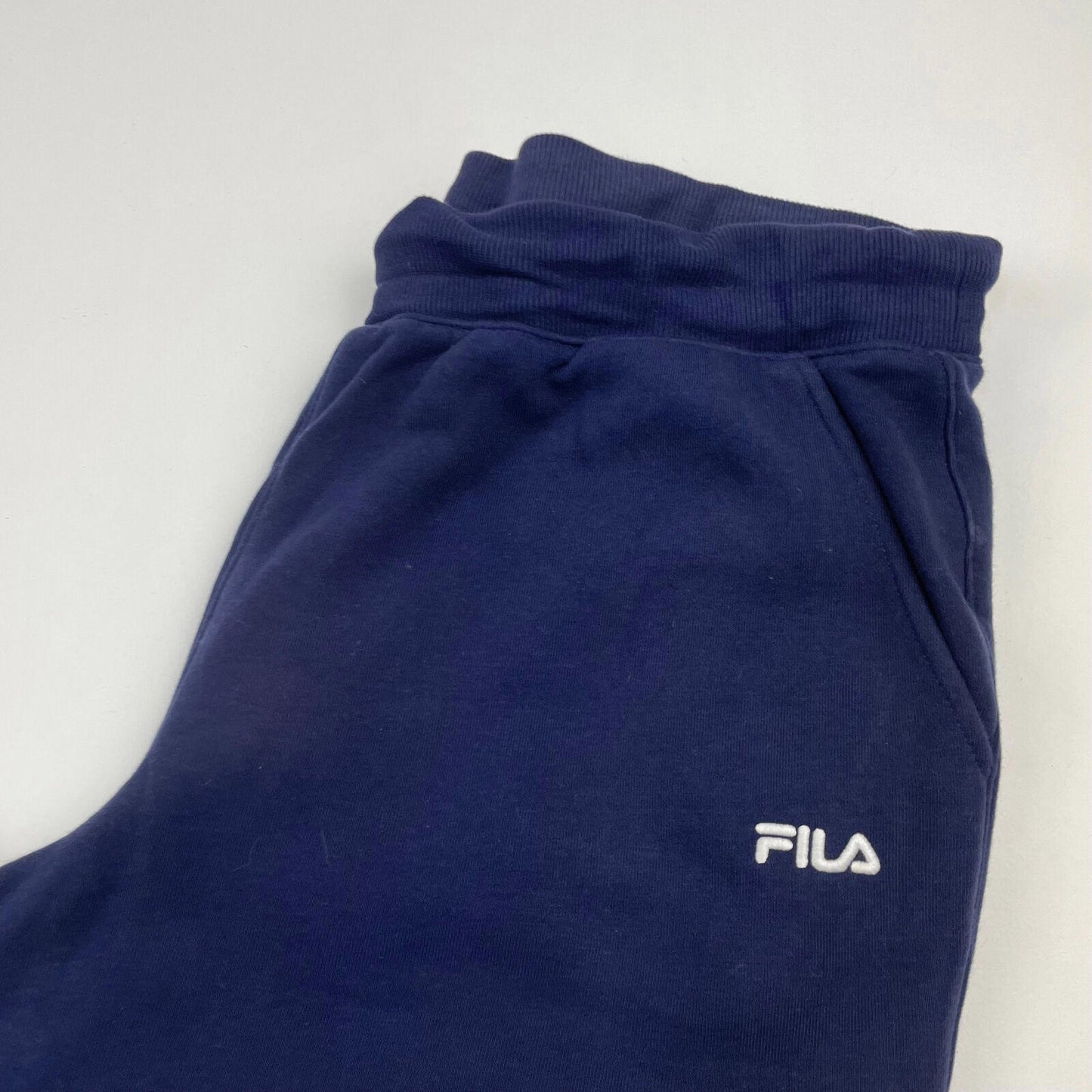 Men’s Blue FILA Joggers , Small Spellout , Size Large