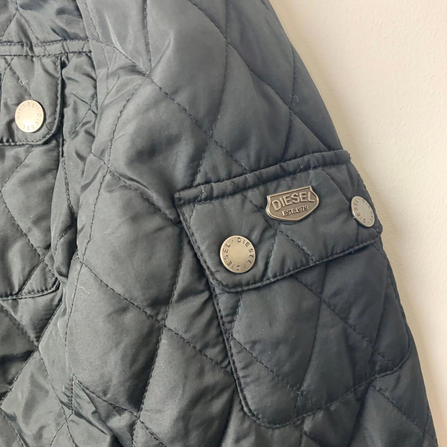 Women’s DIESEL Quilted Country Jacket / Black / Medium