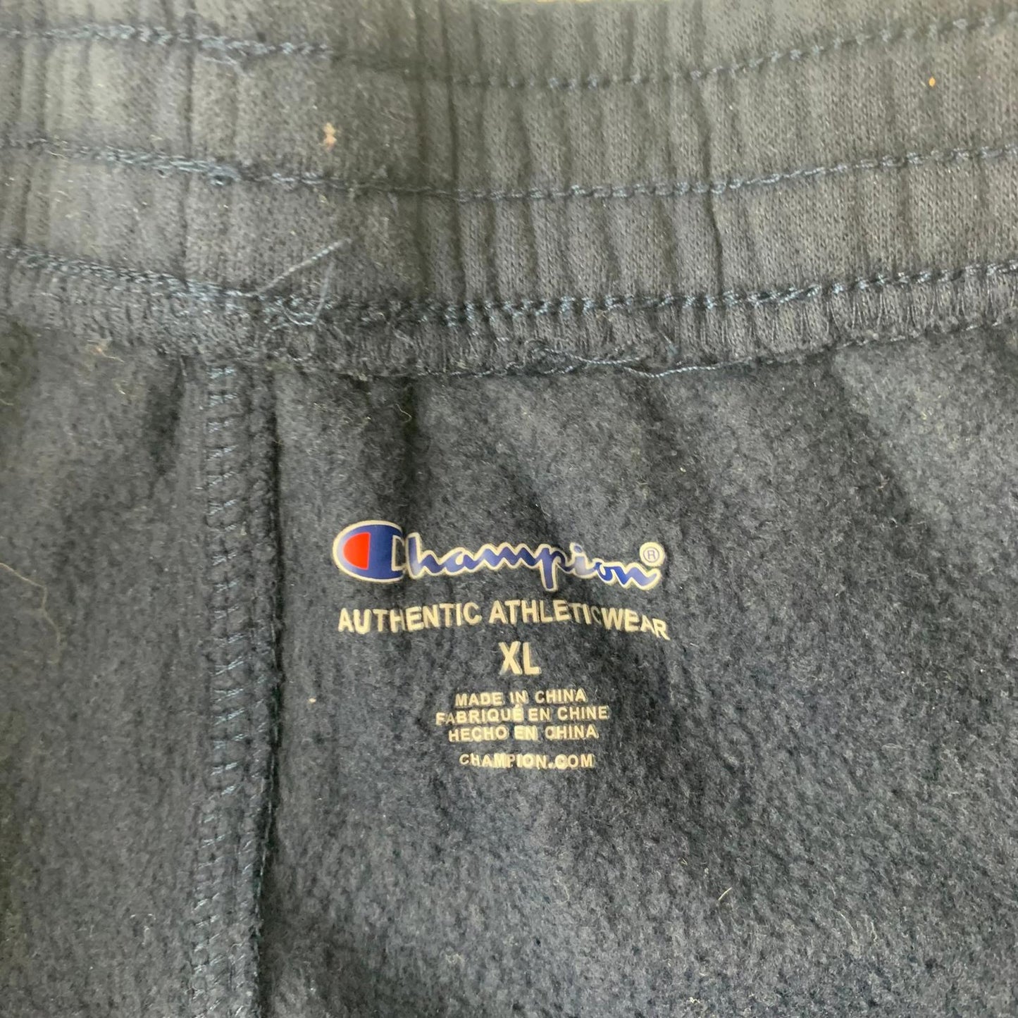 Champion Authentic Athletic Jogger Trousers Elastic Waist Navy Boys XL