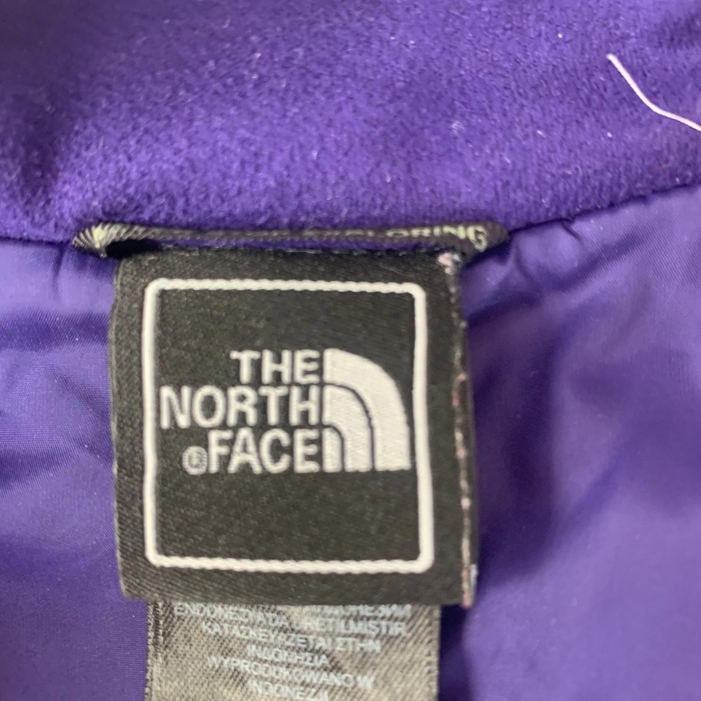The North Face Jacket Puffer Quilted Purple Women M