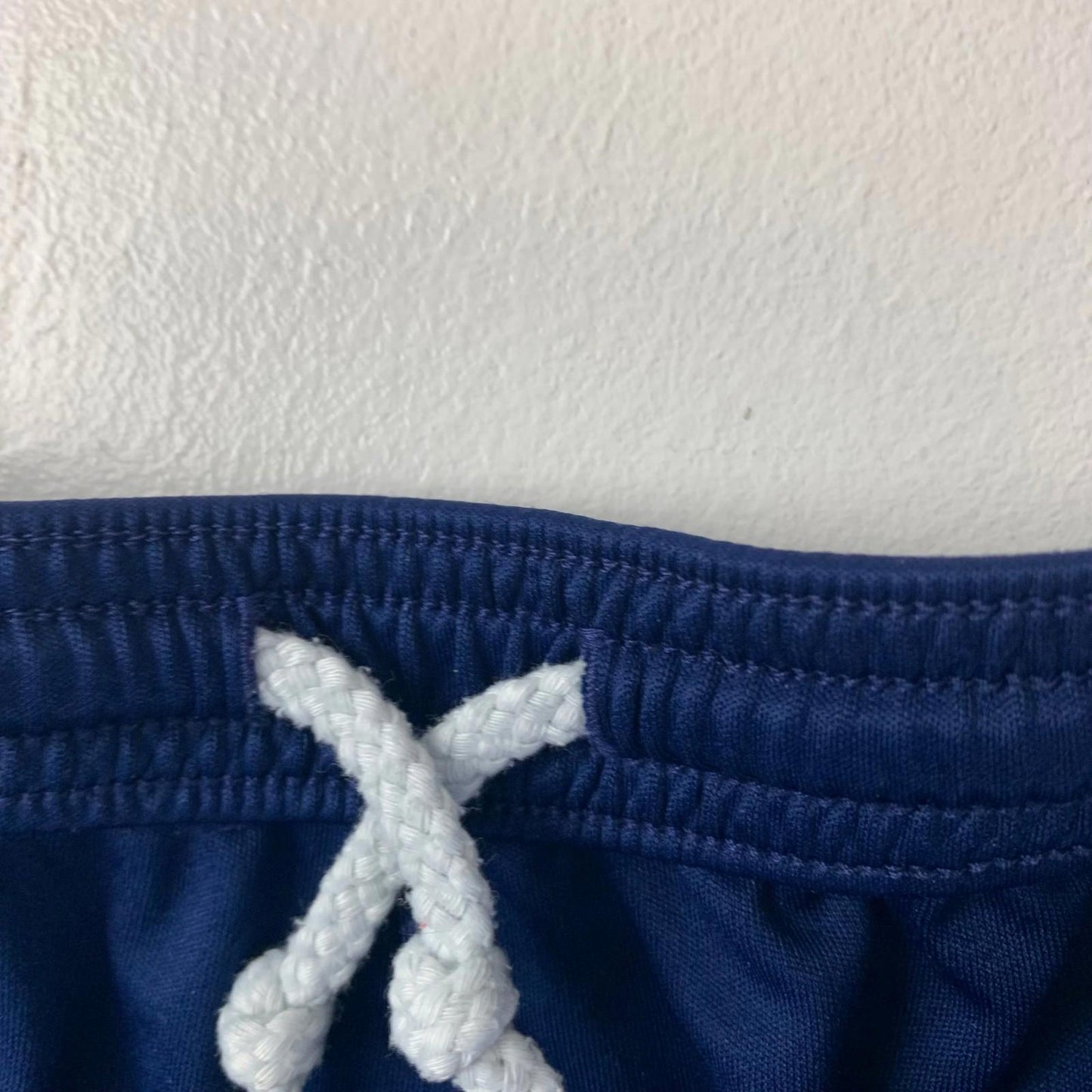 Adidas Climalite Athletic Shorts Navy White Mens XL
