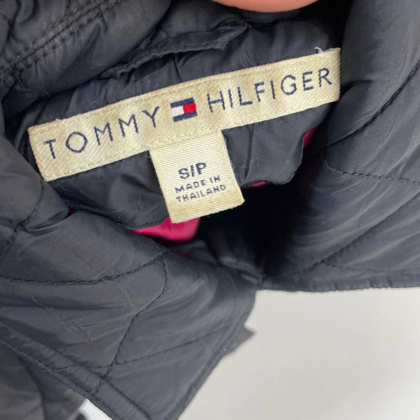 Women’s TOMMY HILFIGER Black Quilted Jacket , Size Small