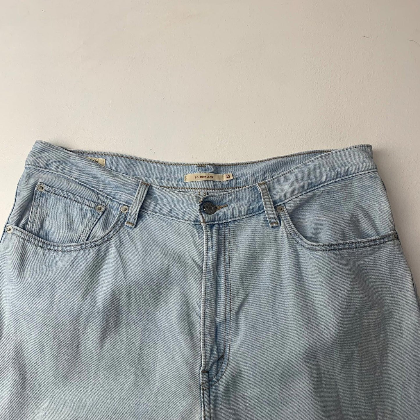 Levi's 80s Mom Jeans Light Wash Classic Retro Blue Women's W33 L30