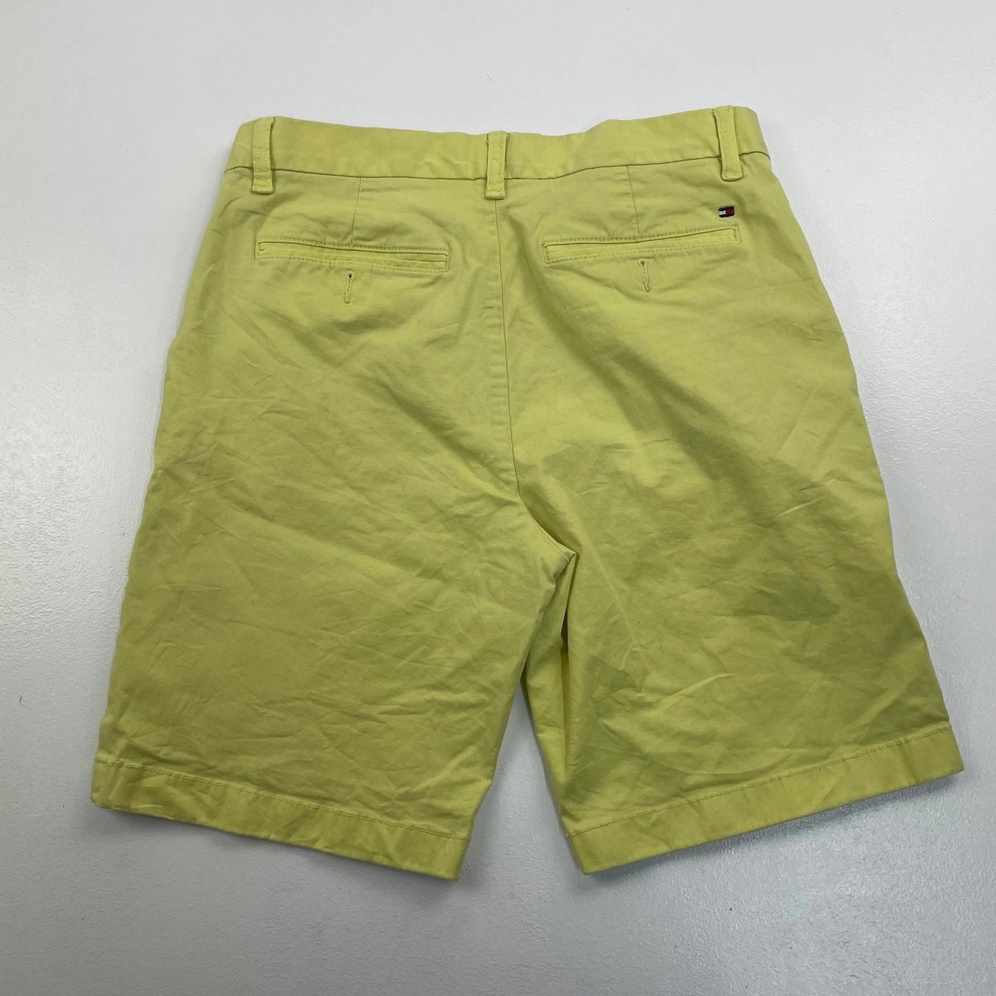 Tommy Hilfiger Chino Shorts Casual Yellow Mens Size 30