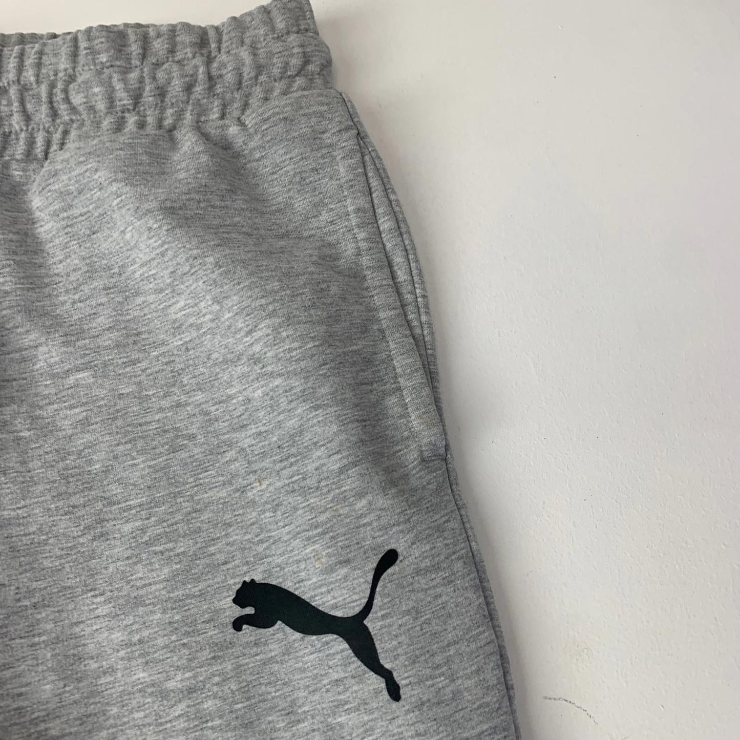 Puma Sweatpants Jogger Style Grey Elastic Waist Womens UK 10