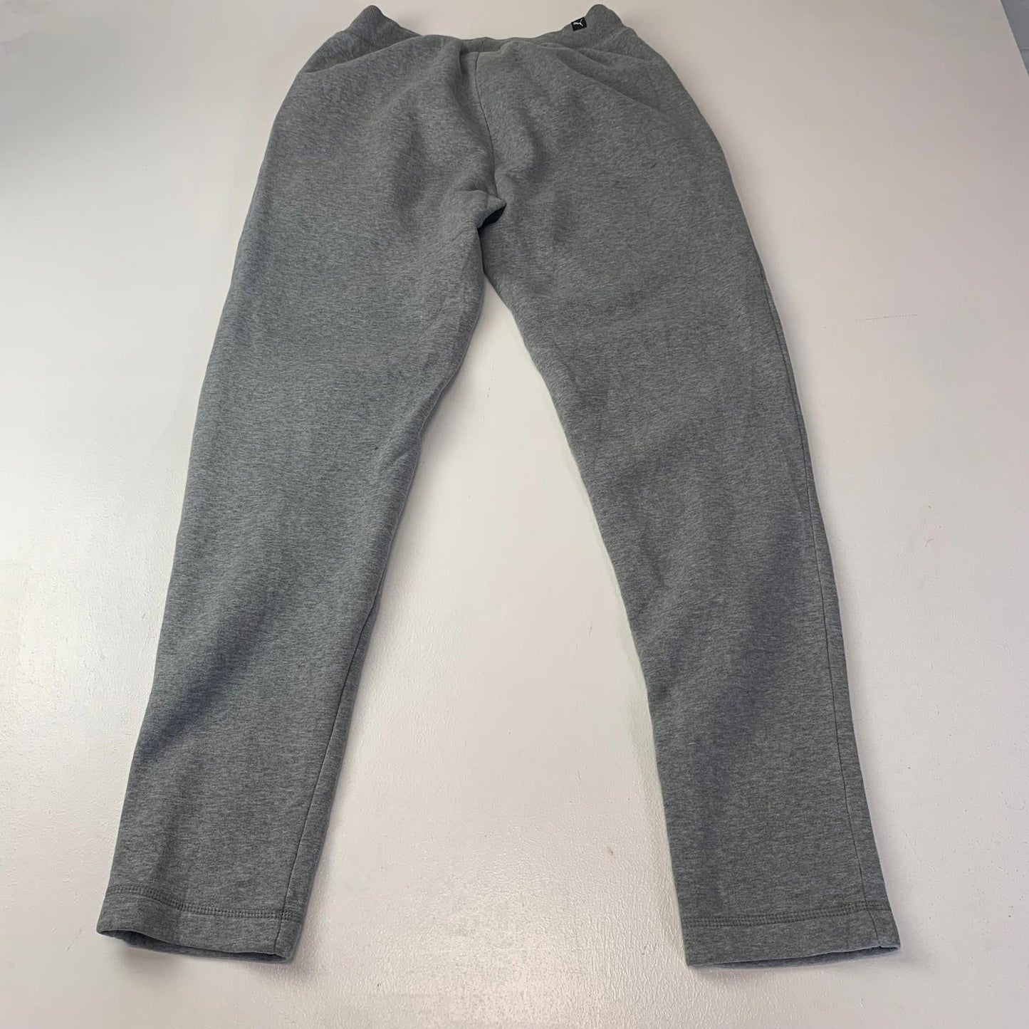 Puma Sweatpants Joggers Drawstring Logo Grey Womens M