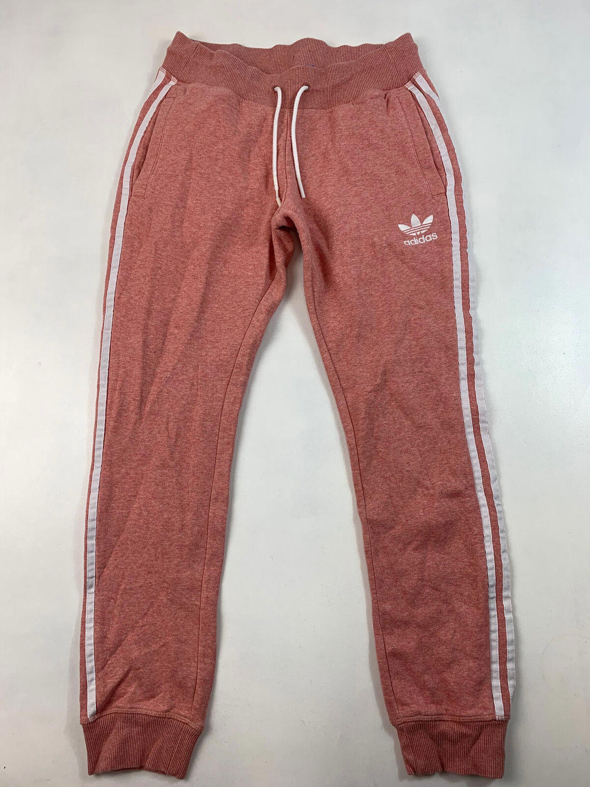 Women’s ADIDAS joggers / Pink / Rose / uk12 / M / Tapered Fit / Cuffed Ankles