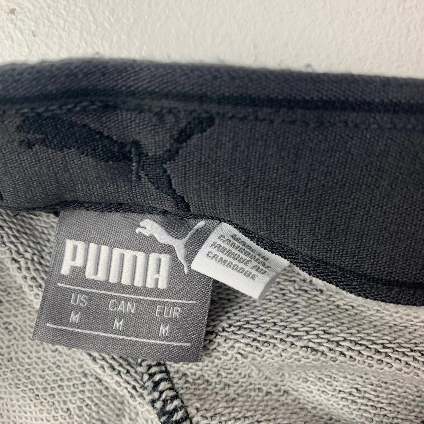 Puma Jogger Track Pants Warm Comfortable Dark Grey Mens M
