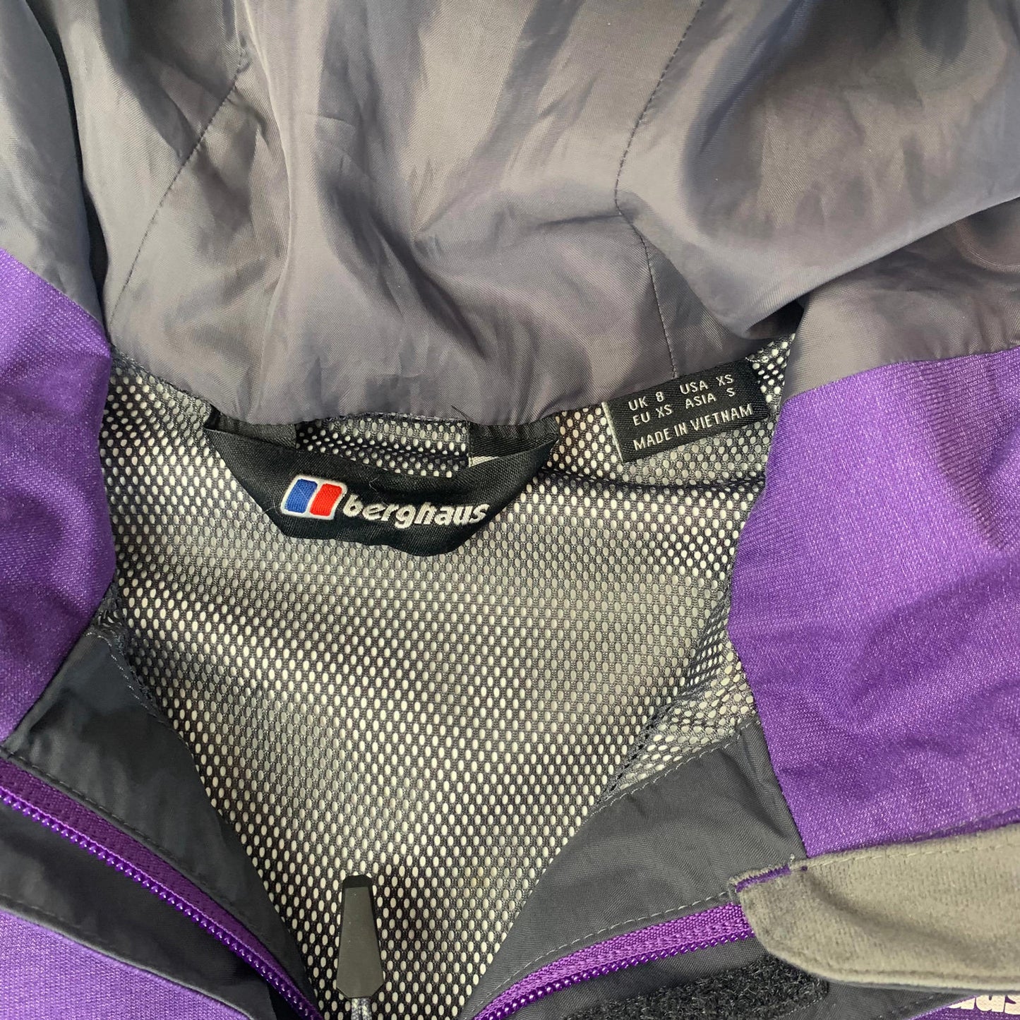 Women’s BERGHAUS HydroShell Jacket / Purple / Uk8 / XS / Hiking / Walking