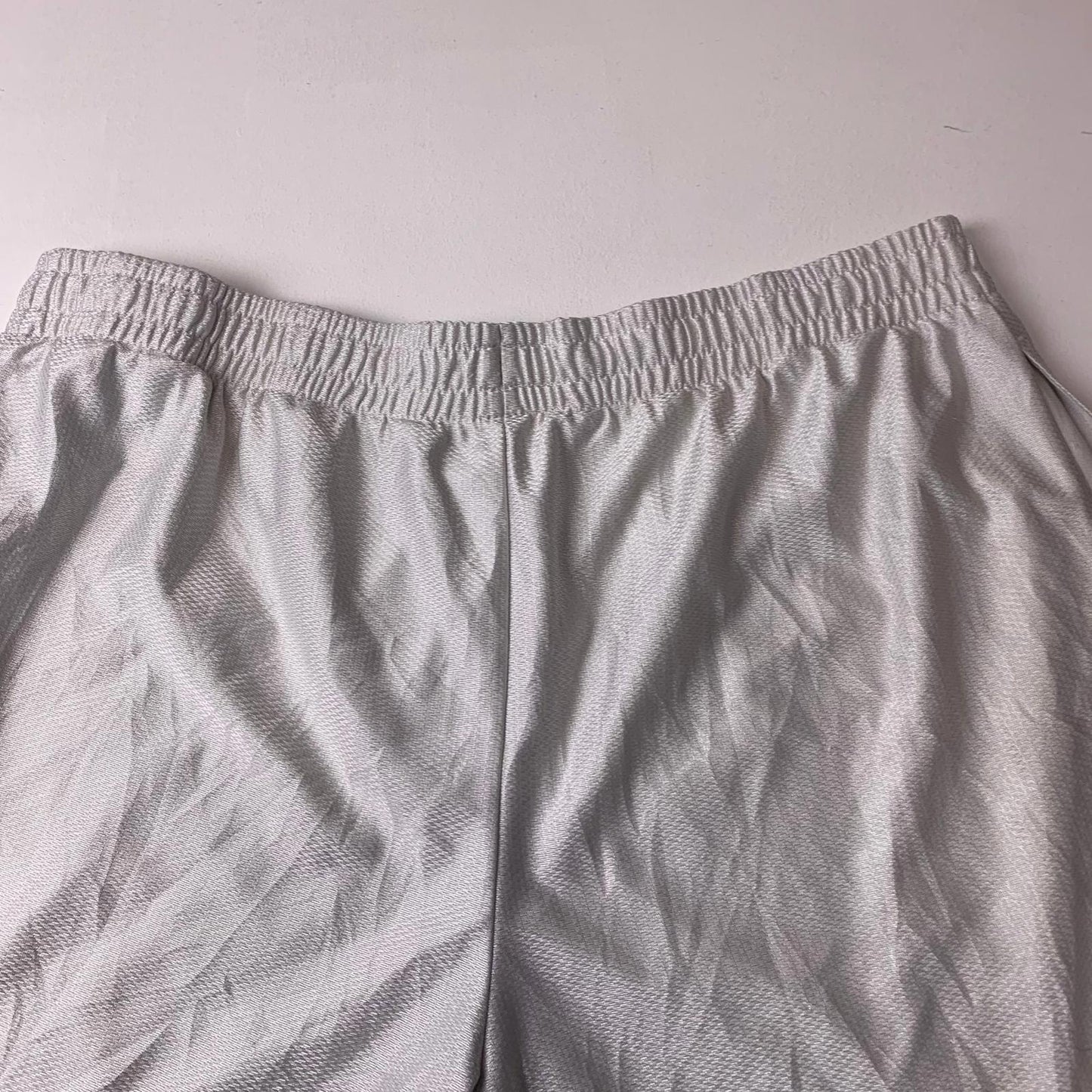 STARTER Basketball Shorts Elastic Waist White Athletic Sports Mens L