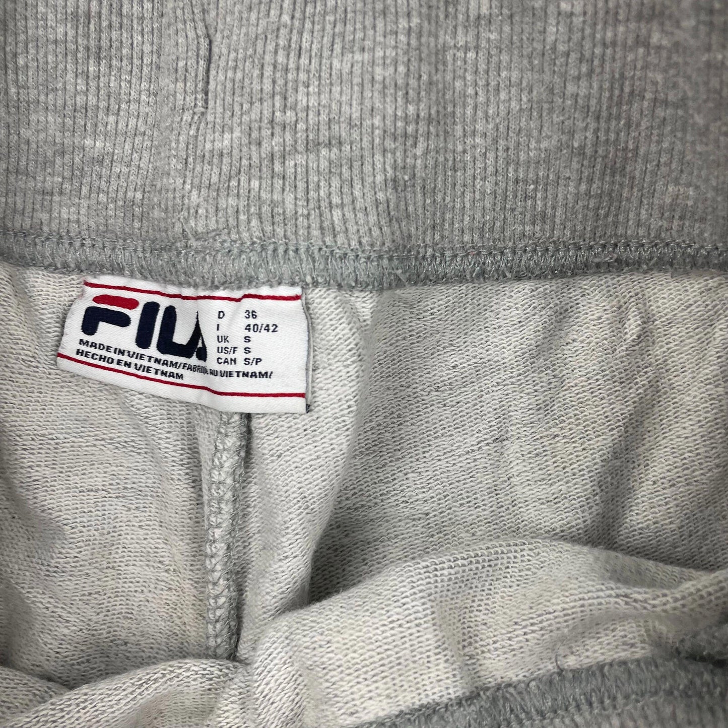 Women’s FILA Grey Joggers , Light Grey Sweatpants , Size Small