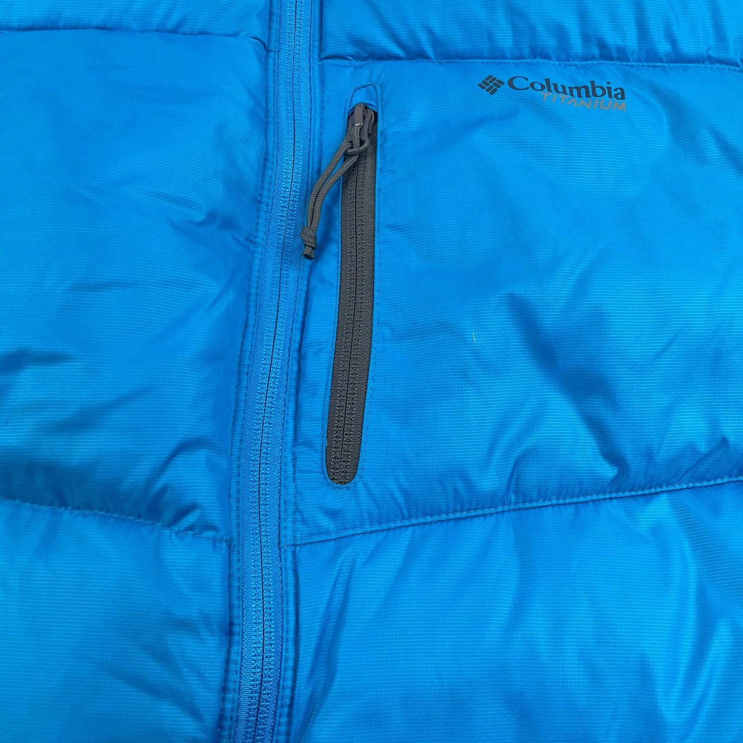 COLUMBIA Titanium Puffer Jacket Winter Warm Blue Womens UK 18/20