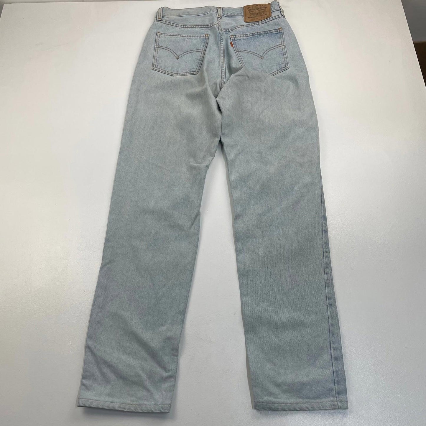 Levi's Straight Leg Jeans Light Wash Denim Classic Mens 32 X 34