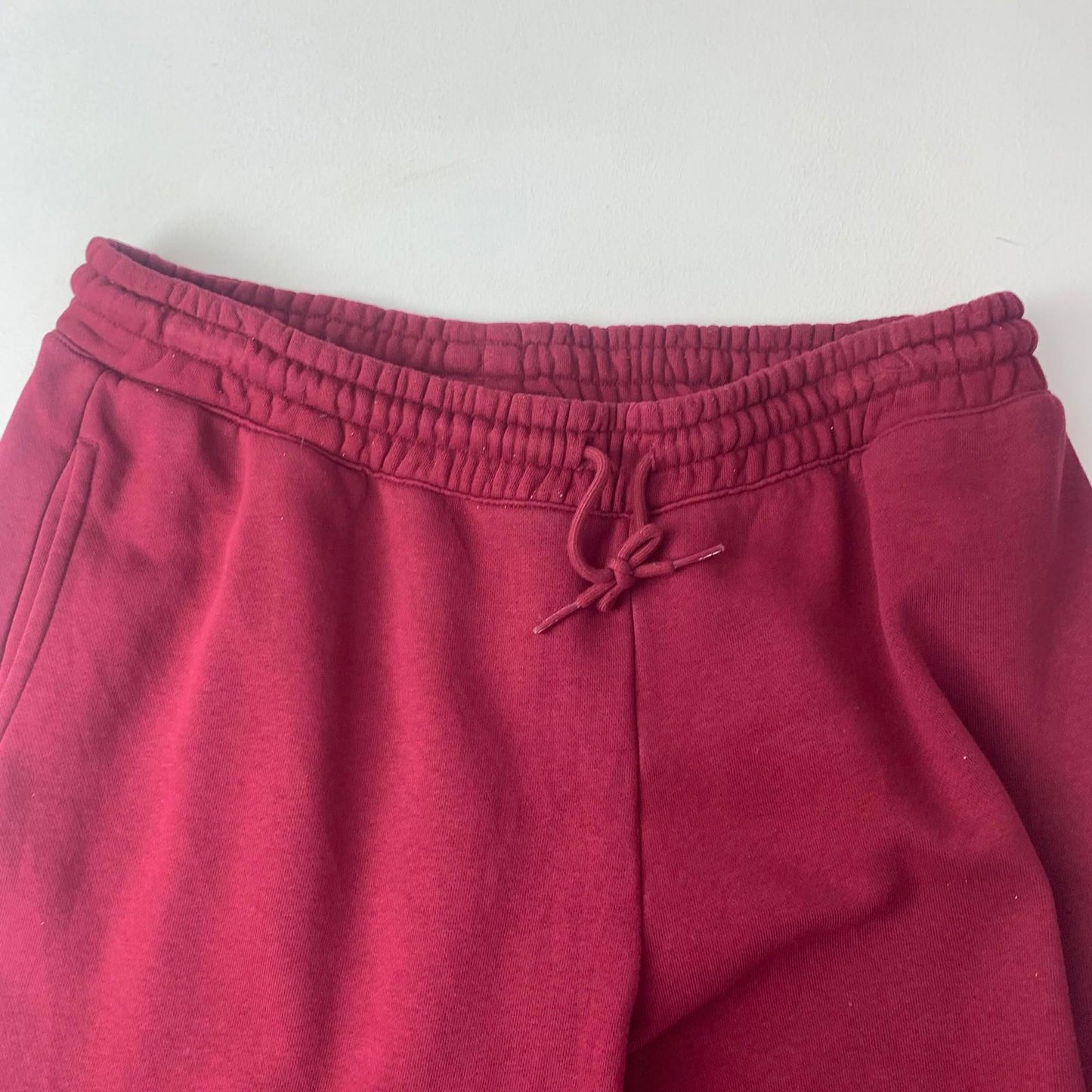 Reebok Activewear Jogger Sweatpants Burgundy Elastic Waist Mens Large