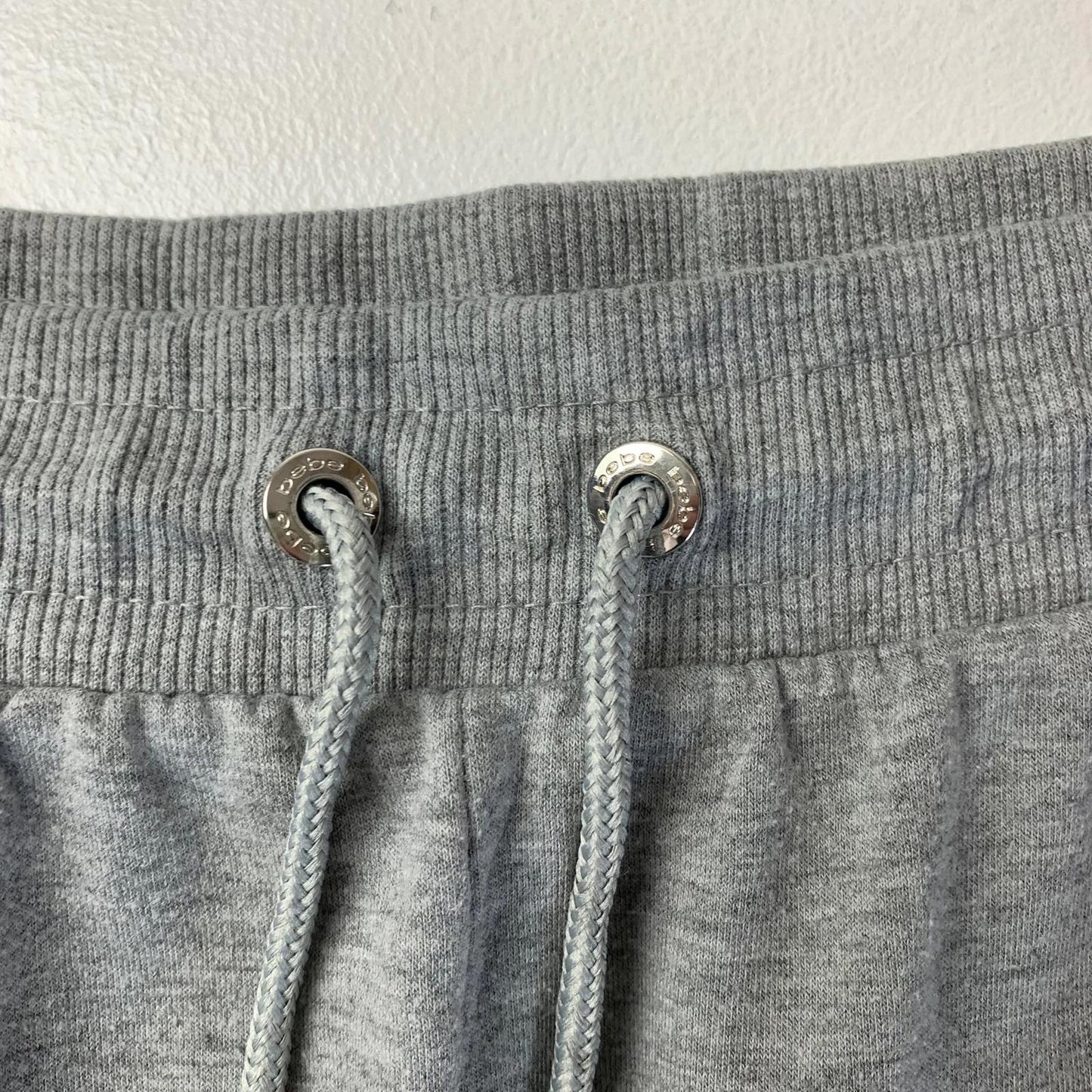 BEBE Sport Joggers Track Pants Grey Womens Large