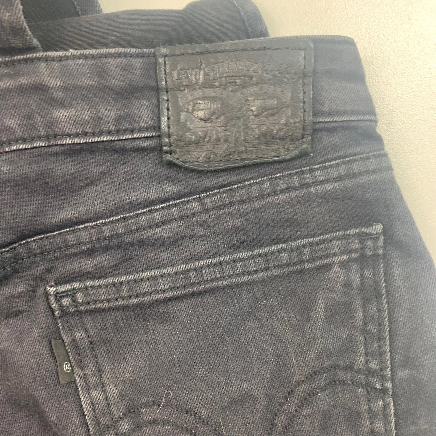 Women’s LEVIS Black Dungarees / Small / Sample Garment