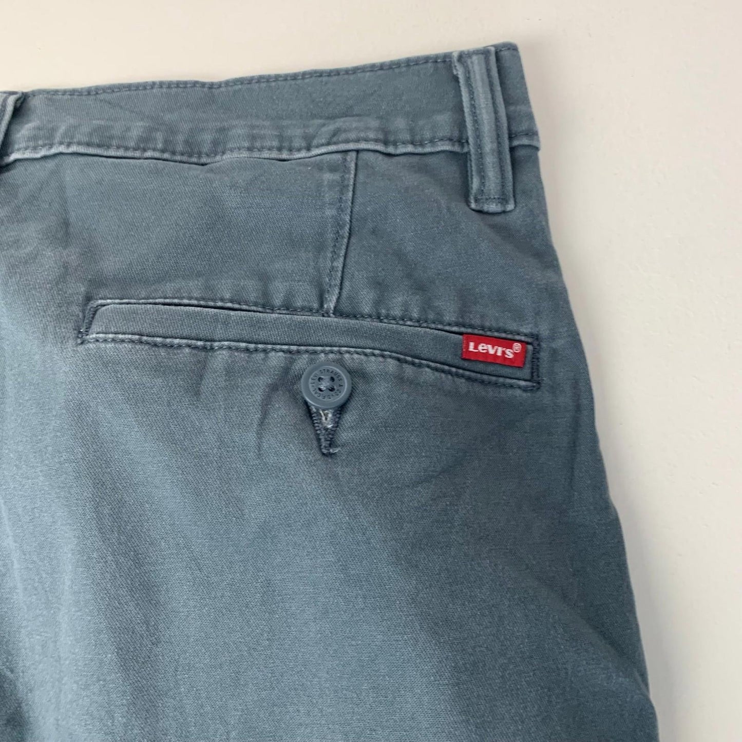 Levi's XX Chino Trousers Standard Taper Platinum Blue Mens W30 L32