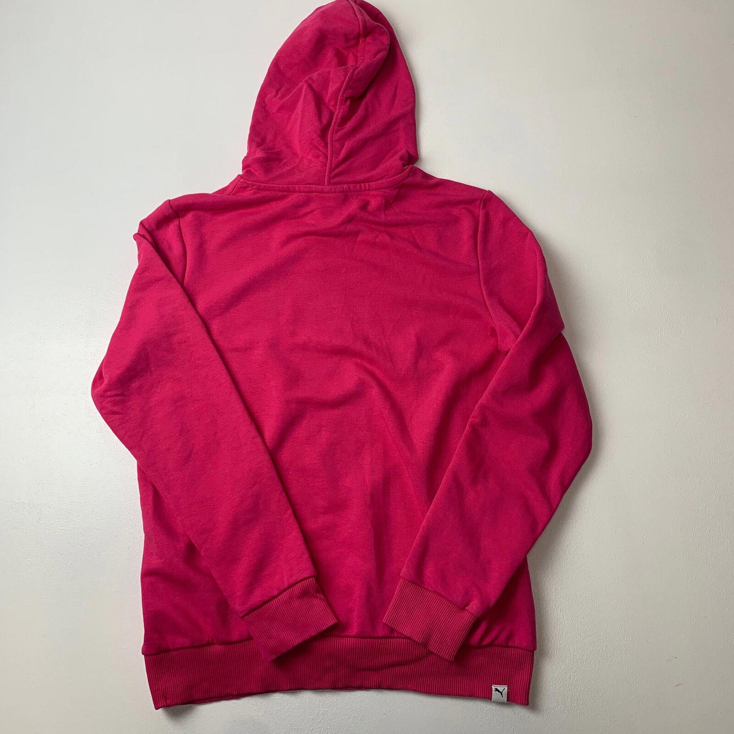 Women’s PUMA Pink Hoodie / Large / UK14 / Spellout
