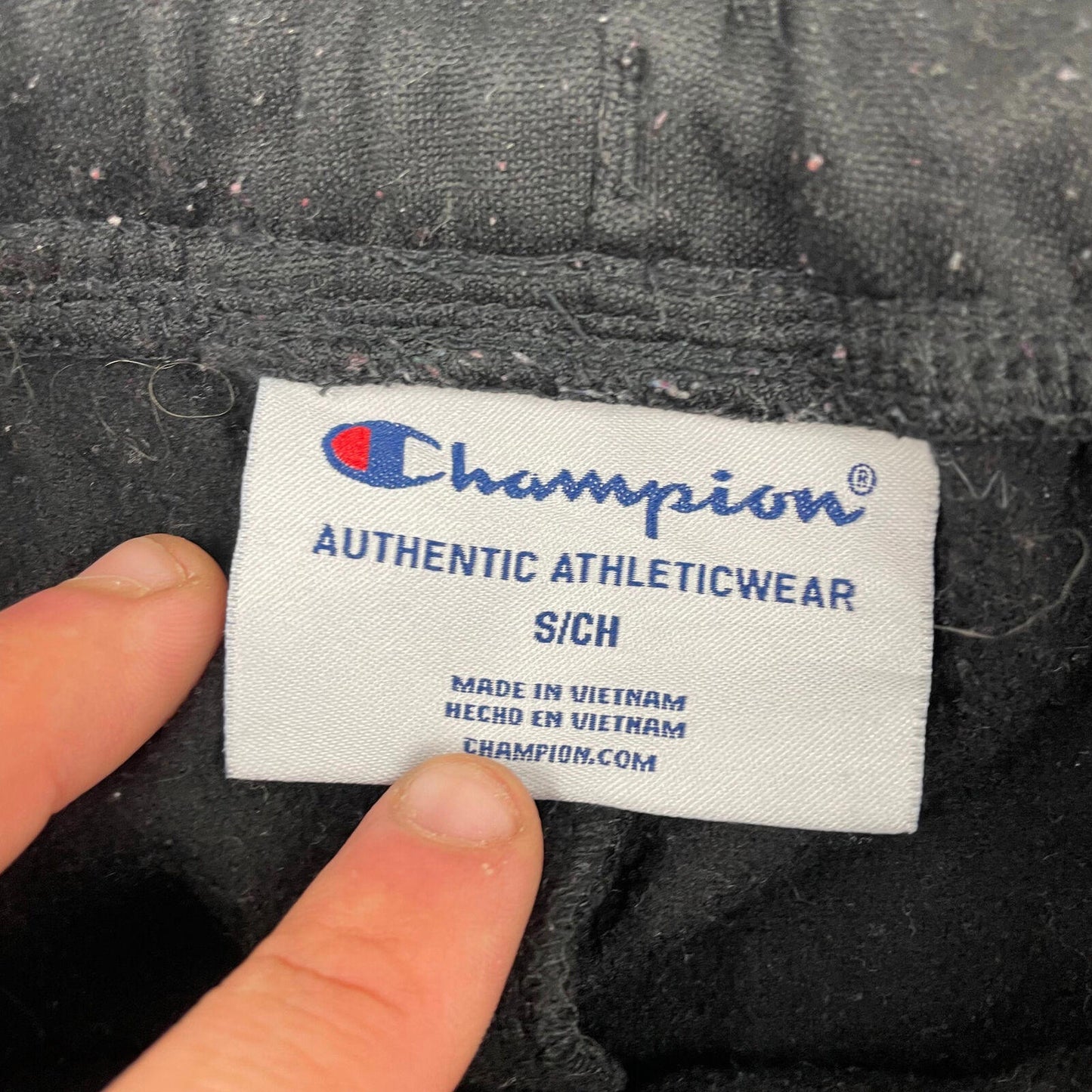 Men’s Black CHAMPION Trackbottoms / Joggers , Size Small