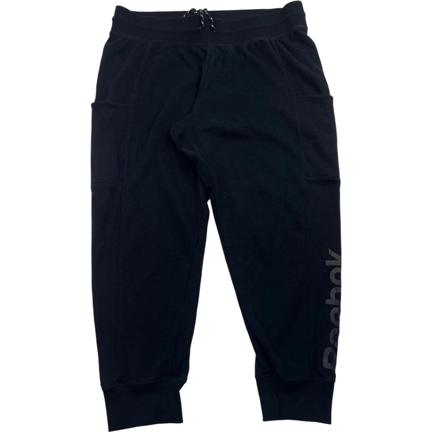 Reebok Jogger Sweatpants Drawstring Black Women's XL