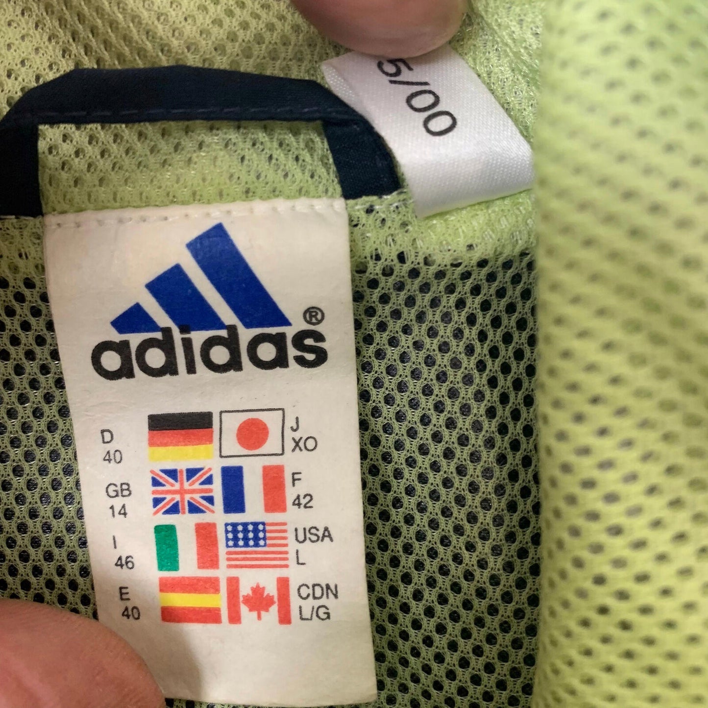 Women’s Vintage 2000 ADIDAS EQUIPMENT Clima ShellStorm Jacket / UK14 / Blue