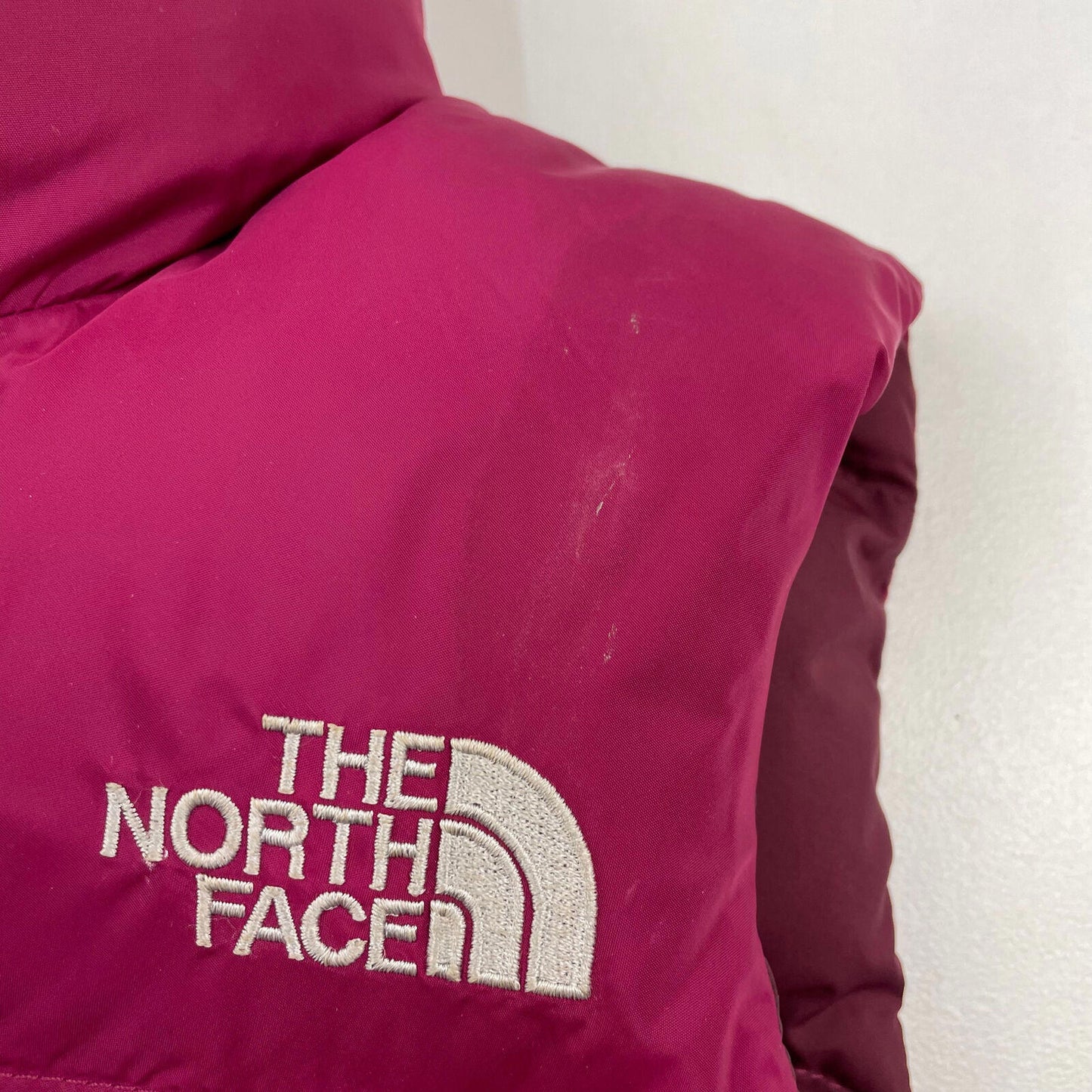Women’s THE NORTH FACE Purple 700 Puffer Jacket Gilet , Down Fill , Size XS