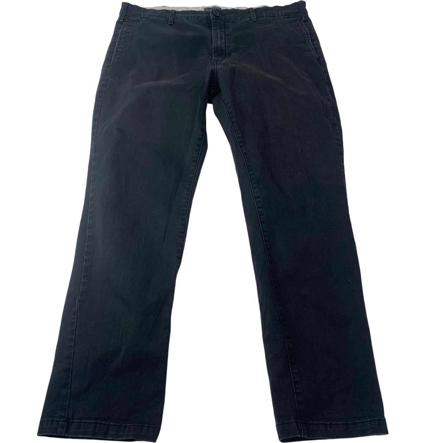 Levi Strauss Chino Trousers Regular Fit Classic Black Mens Size 36 x 30