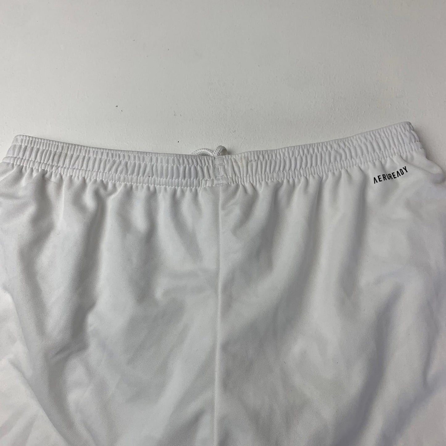 ADIDAS Aeroready Athletic Shorts Breathable Lightweight White Mens L