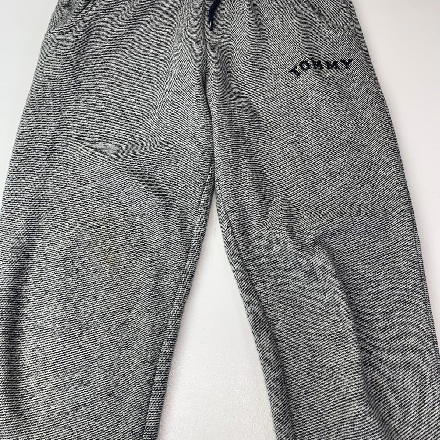 Tommy Hilfiger Jogger Sweatpants Casual Grey Striped Women's Size Small
