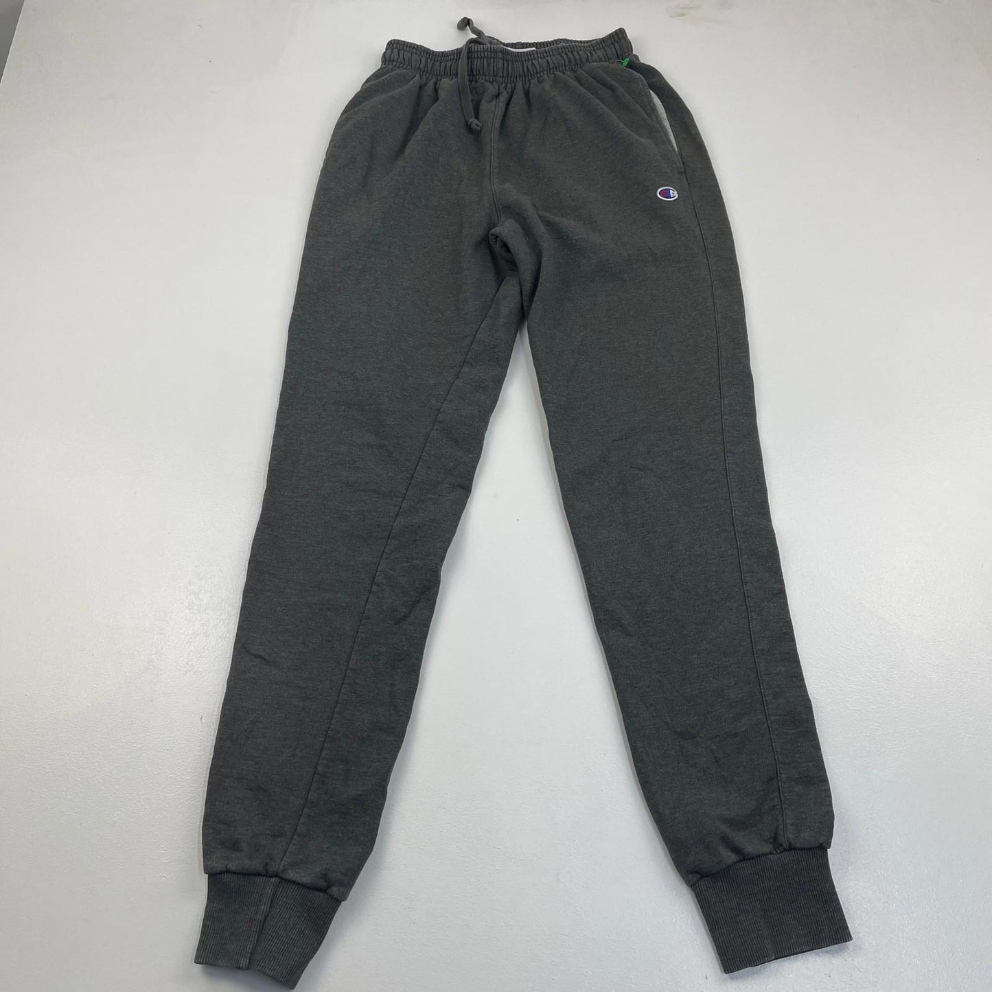 CHAMPION Authentic Athleticwear Jogger Trousers Drawstring Cuffed Grey Mens S