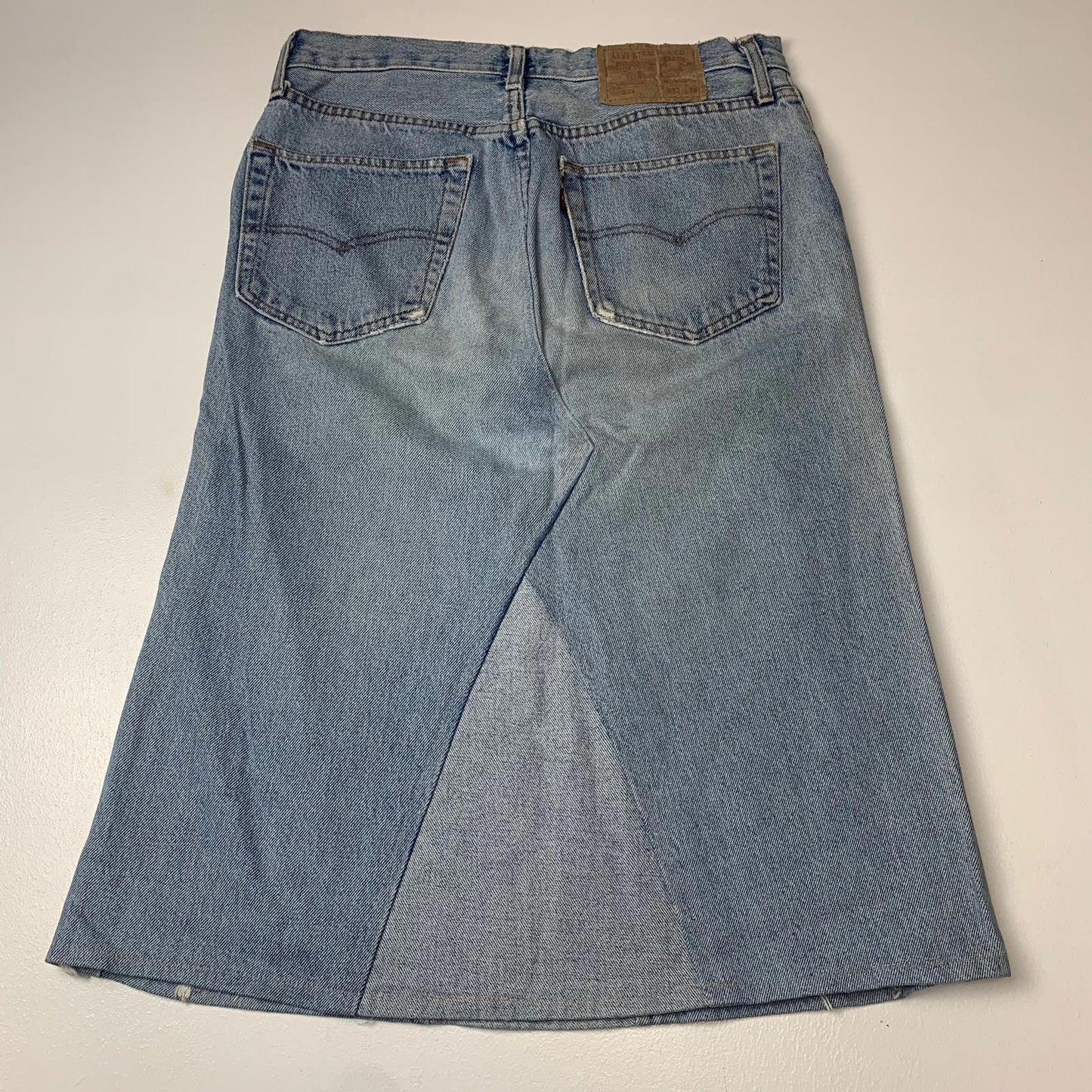 Women’s Remade Levis Skirt / Blue / W30”