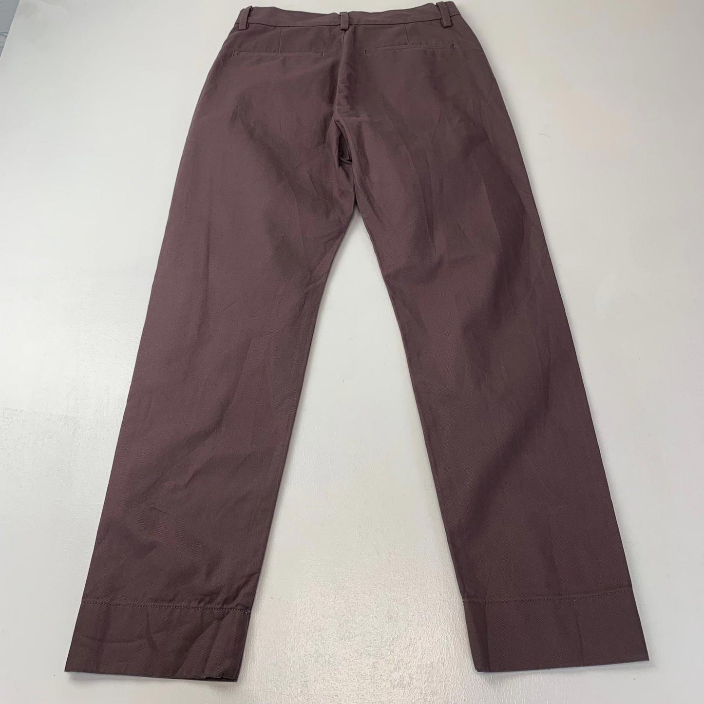 Levi's Made & Crafted Women's Straight Trousers Purple Cotton Size 27 X 30
