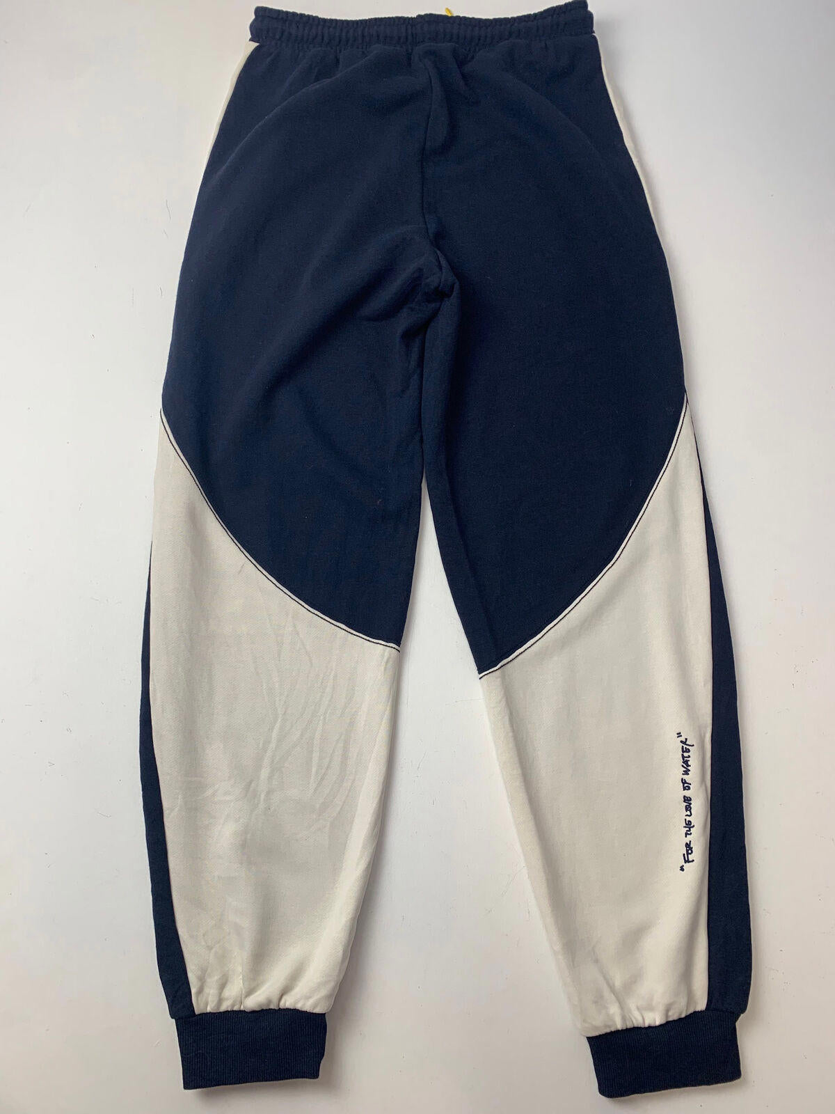 Mens PUMA Joggers / Navy Blue & White / Medium / Jogging Bottoms / 32-33” Leg