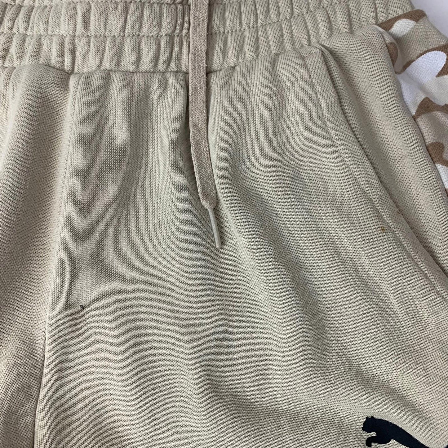 Puma Jogger Track Pants Beige Camo Mens S