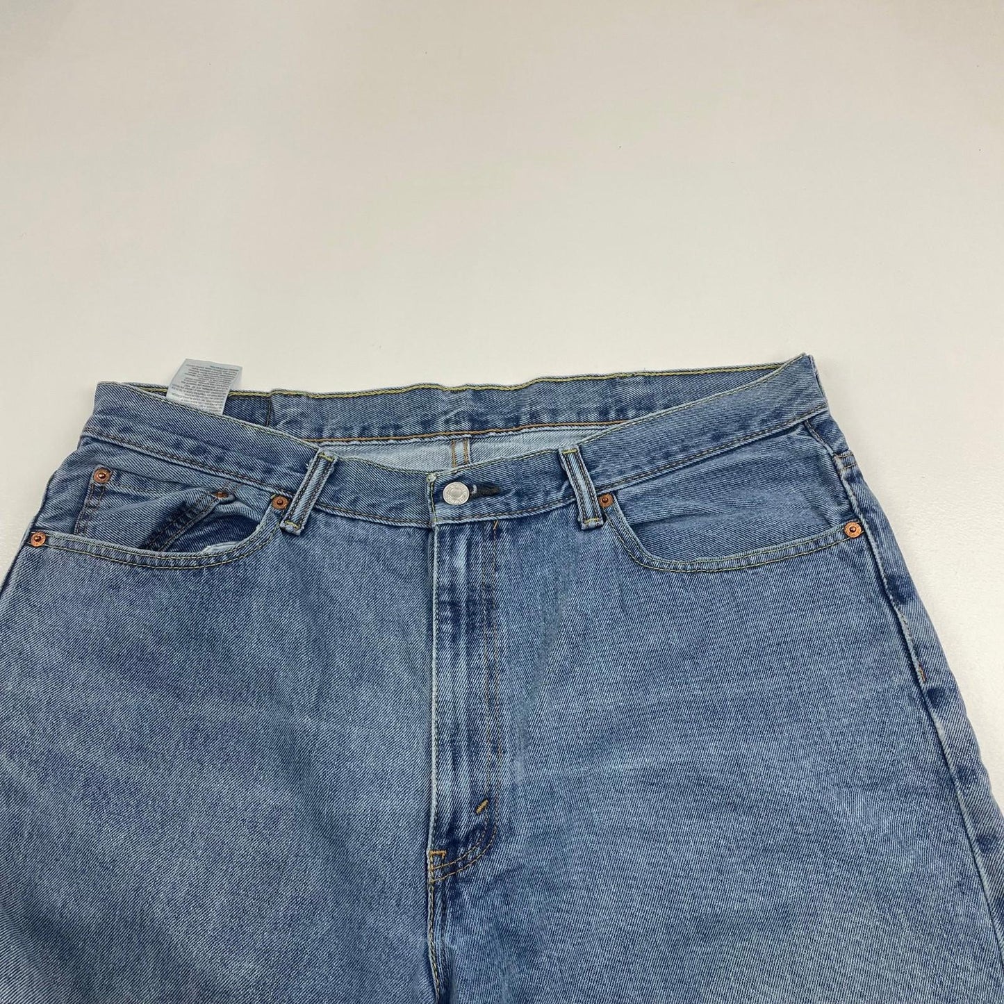 LEVI'S 560 Jeans Relaxed Fit Light Wash Blue Denim Mens W38 L30
