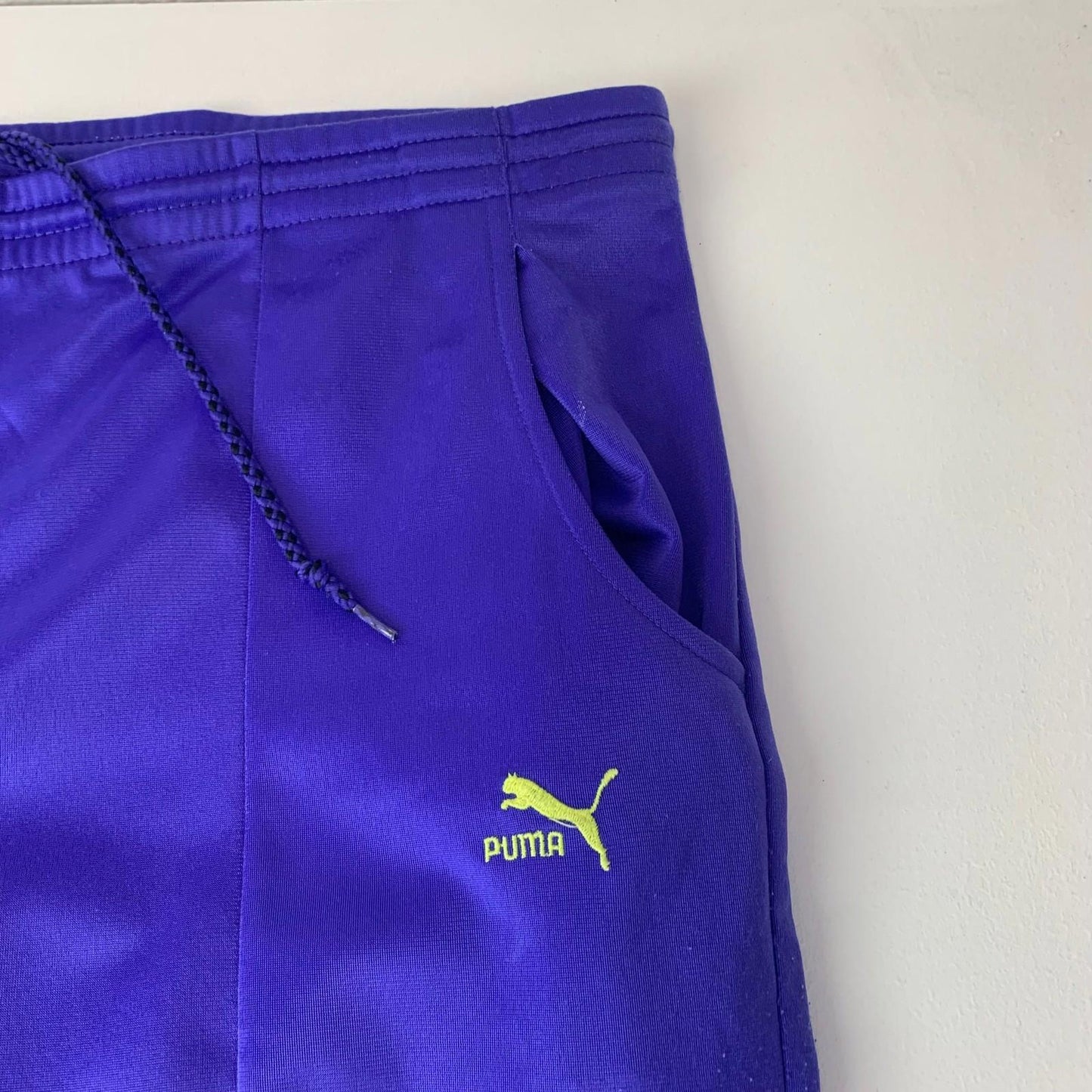Puma Track Pants 80s 90s Retro Jogger Purple Mens W40