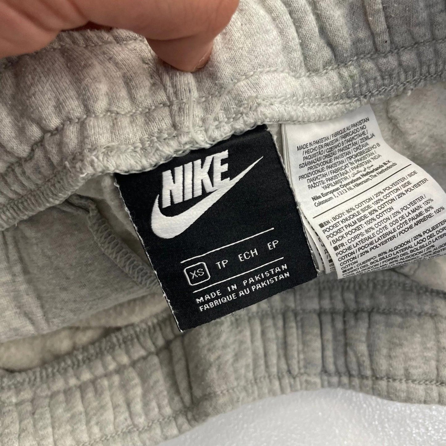 Nike Jogger Sweatpants Just Do It Grey Mens XS