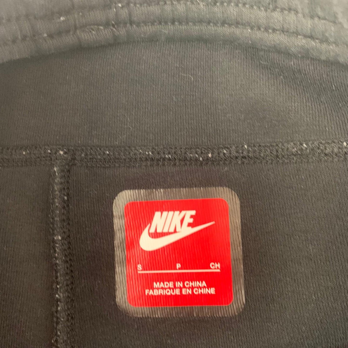 Nike Tech Fleece Jogger Sweatpants Zip Pocket Black Mens Small S