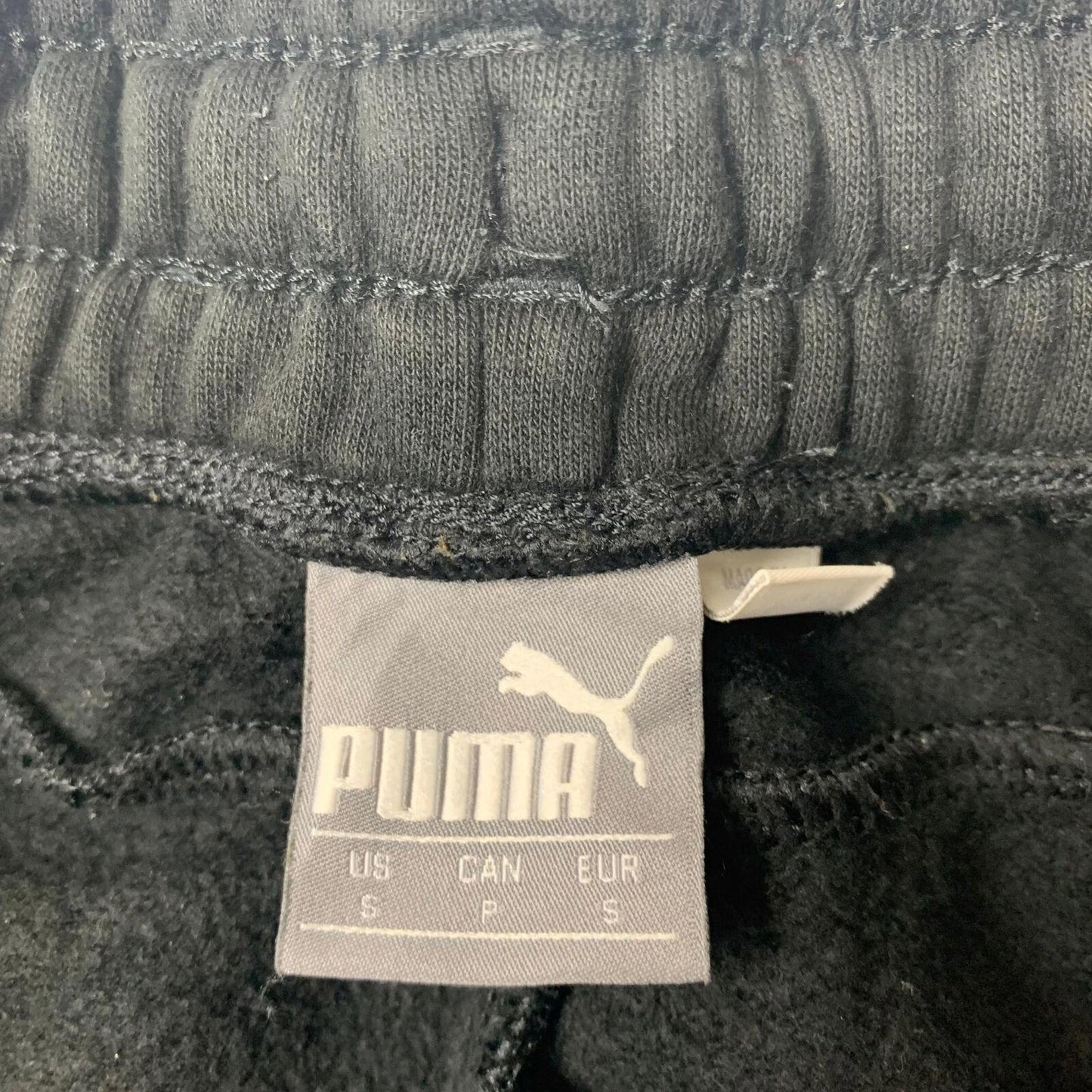 Mens PUMA Jogging Bottoms / Black / Small / Regular Fit / Joggers
