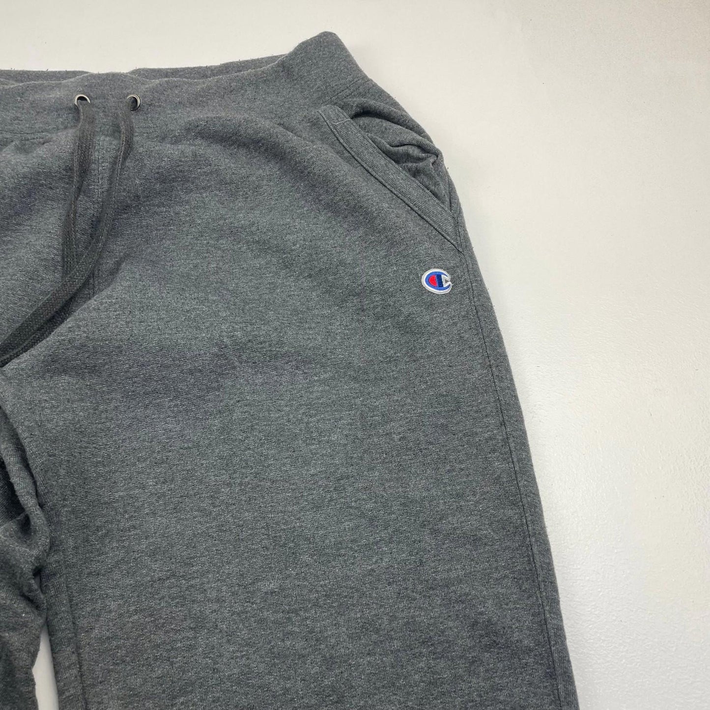 Champion Authentic Athleticwear Jogger Pants Logo Grey Drawstring Women L