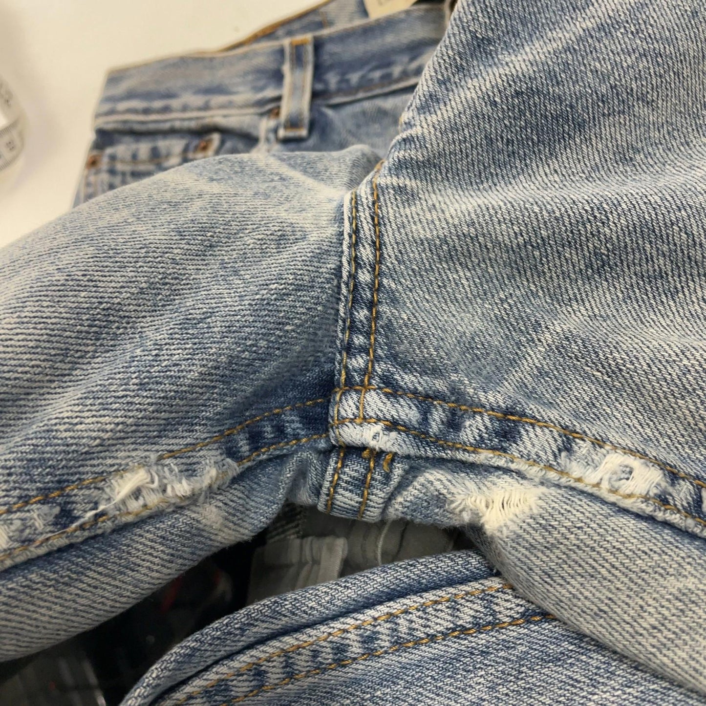 LEVI'S 550 Jeans Classic Relaxed Tapered Blue Denim Women's UK 8 M