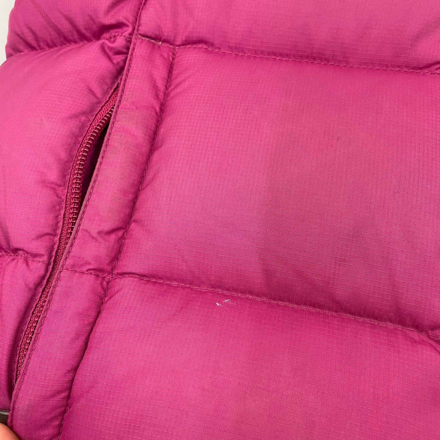 Women’s THE NORTH FACE Purple 700 Puffer Jacket Gilet , Down Fill , Size XS