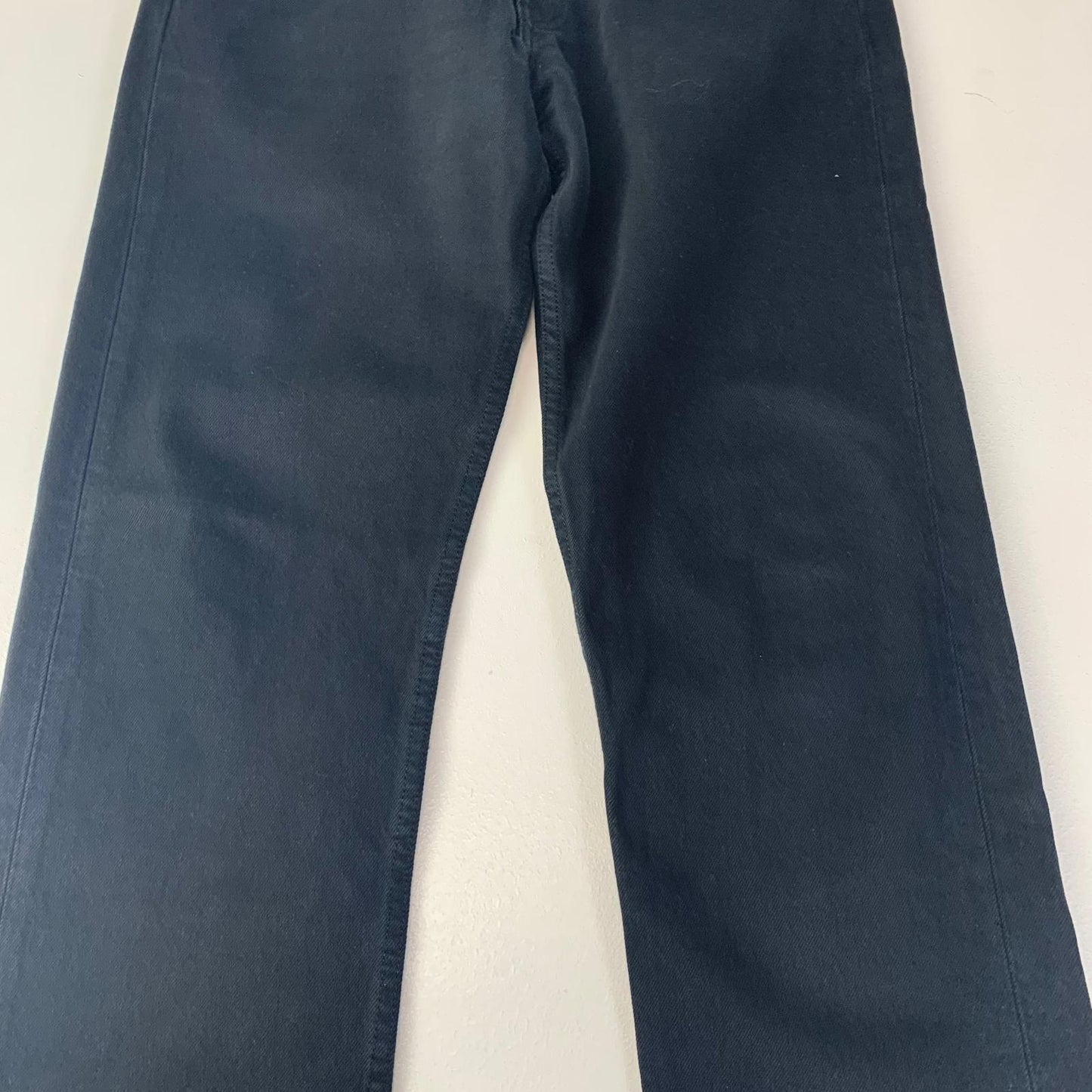 Levi's 501 Jeans Classic Straight Black Denim Mens W30 L32